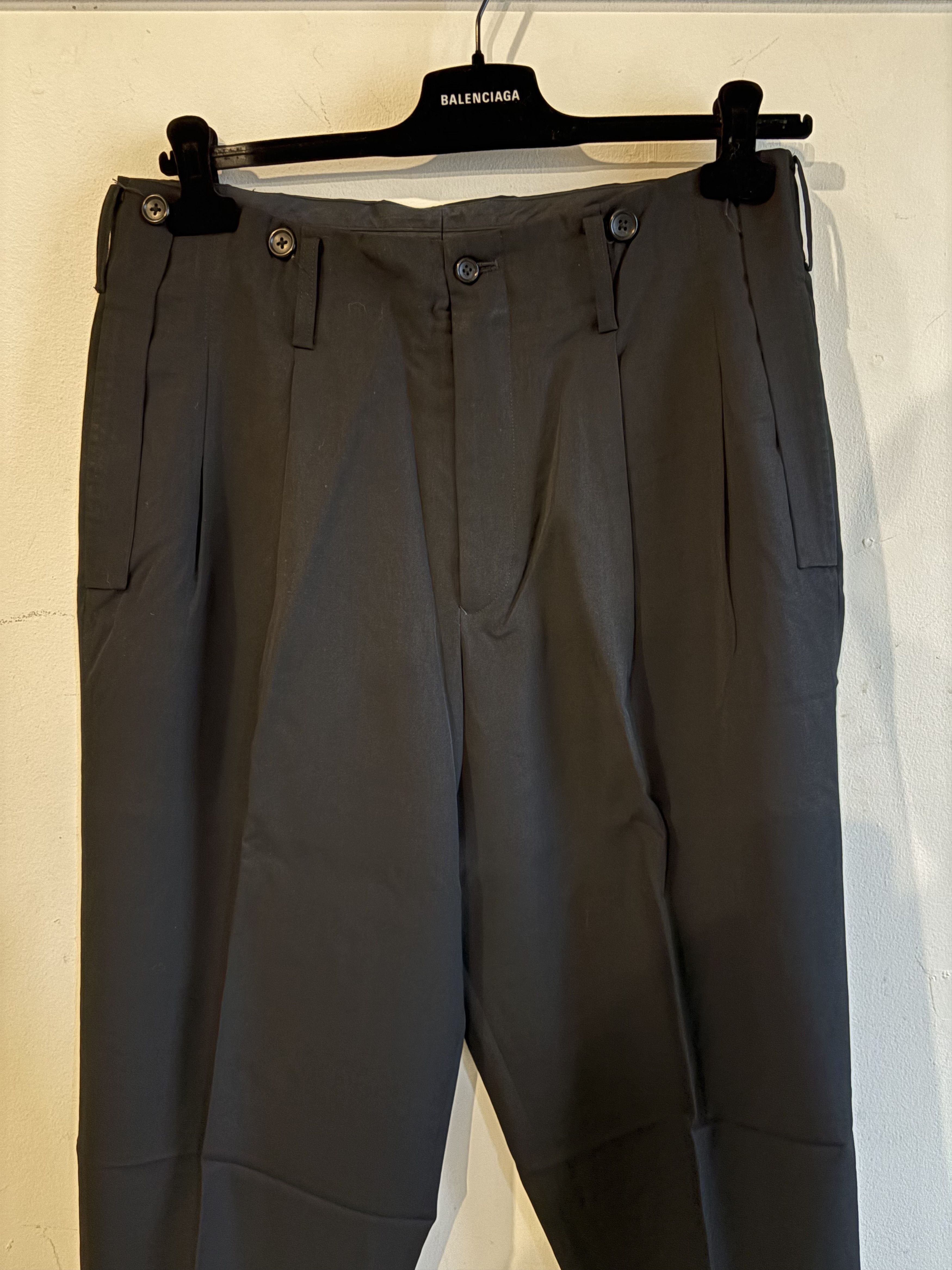 Yohji Yamamoto Yohji Yamamoto Pour Homme Tuck Pants Size 40R - 3 Thumbnail