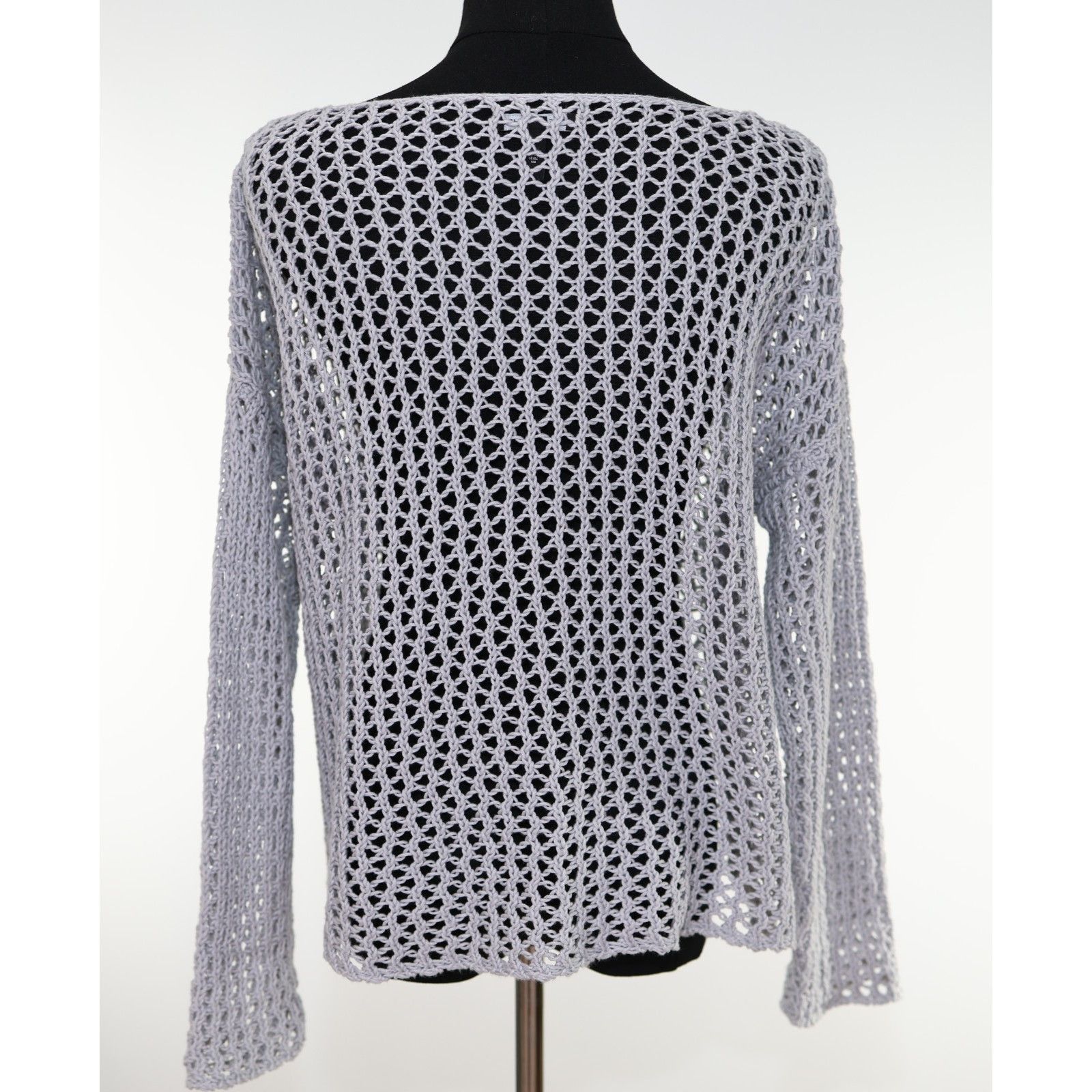 Eileen Fisher EILEEN FISHER Cotton Twisted Cord Weave Bateau Pullover Sz M Size M / US 6-8 / IT 42-44 - 4 Thumbnail
