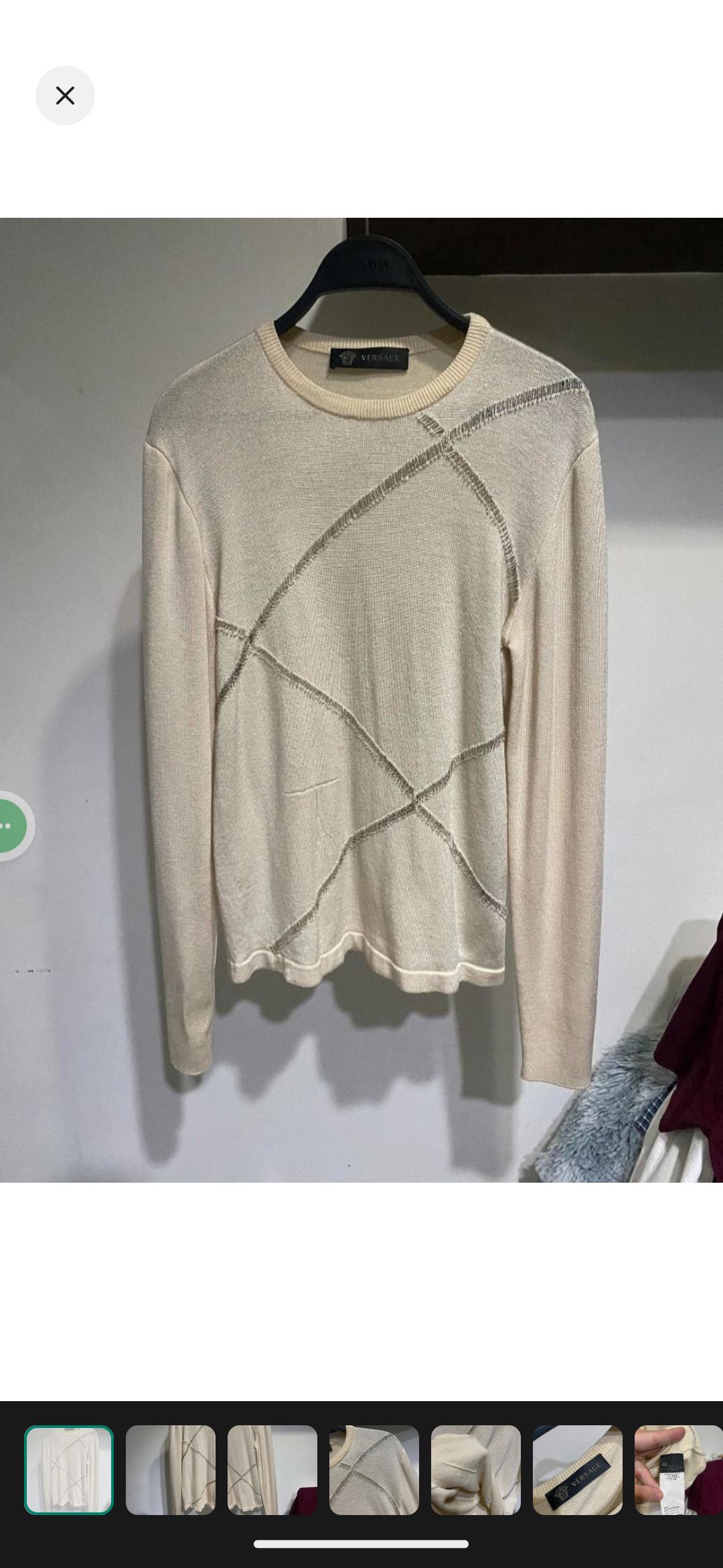 Versace Versace wool knit sweater Size US S / EU 44-46 / 1 - 11 Thumbnail