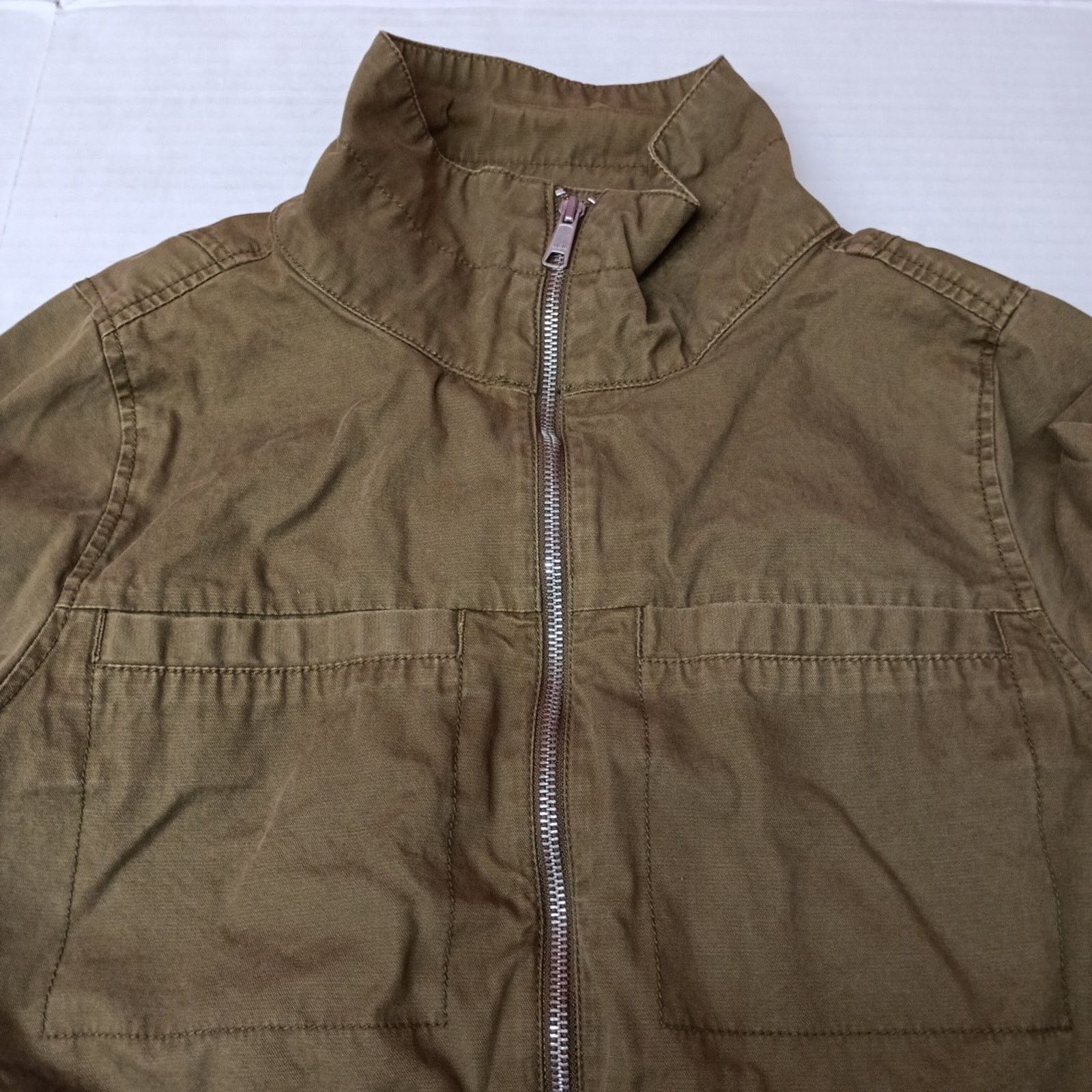 Old Navy Old Navy Women’s Utility Jacket Size M Army Green Full Zip Size M / US 6-8 / IT 42-44 - 4 Thumbnail