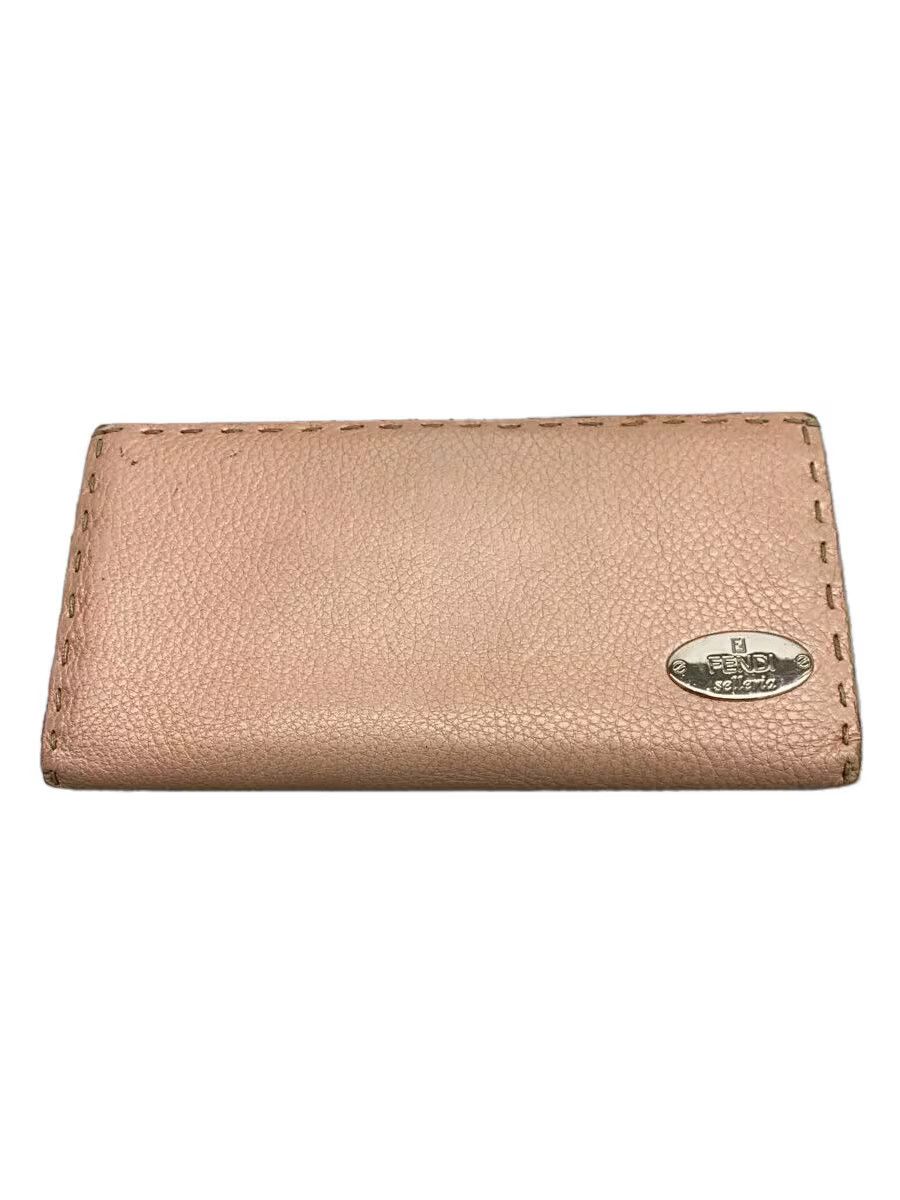 Fendi Fendi Selleria Leather Long Wallet Pink Size ONE SIZE - 1 Thumbnail