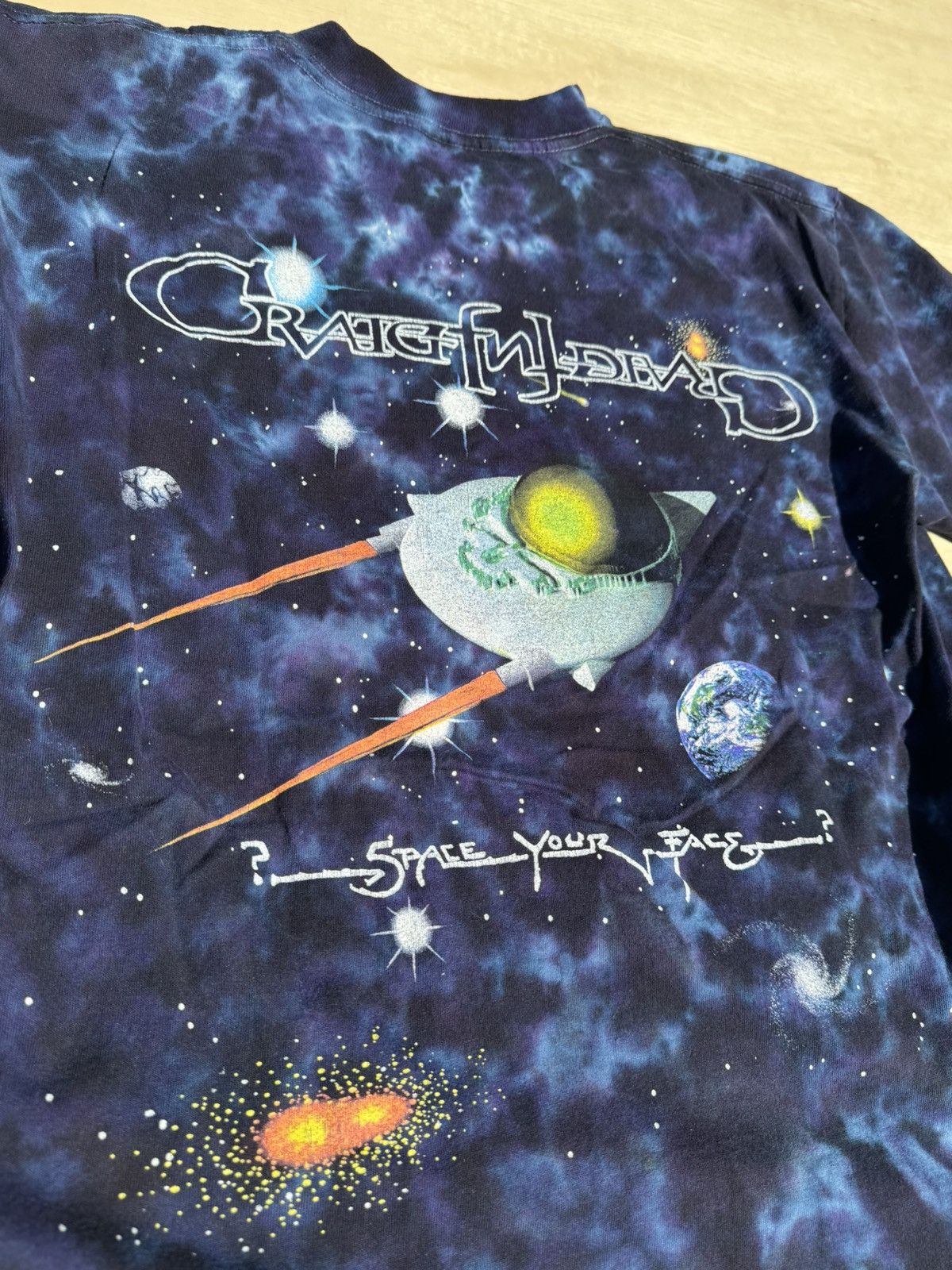 Band Tees × Grateful Dead × Vintage 1997 Grateful Dead Space Your Face Vintage Rock Band T-Shirt Size US L / EU 52-54 / 3 - 12 Thumbnail