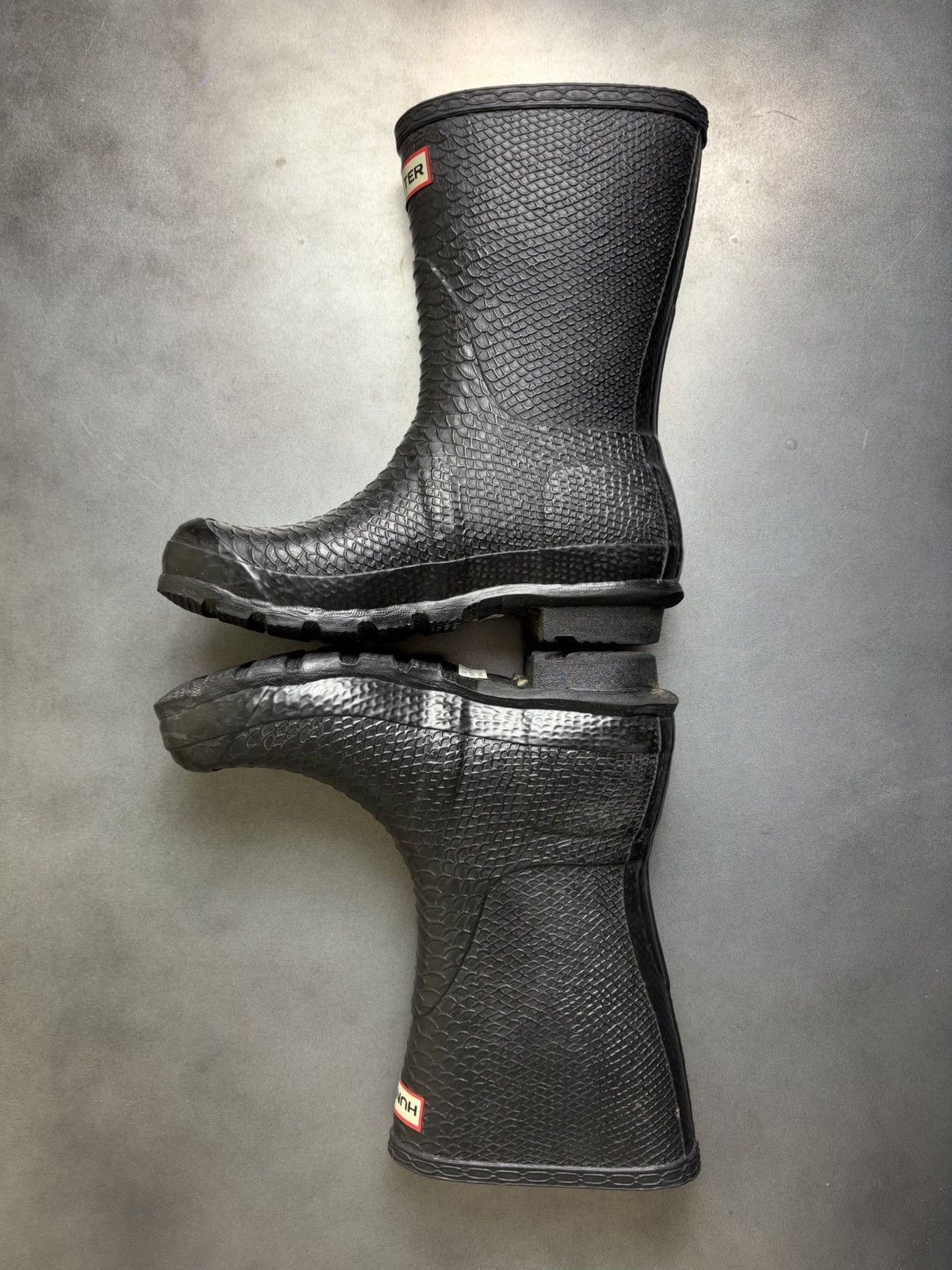 Hunter Hunter Carnaby Boa Short Hunter Boots Rain Snake Rain Rubber Size US 7 / IT 37 - 15 Thumbnail