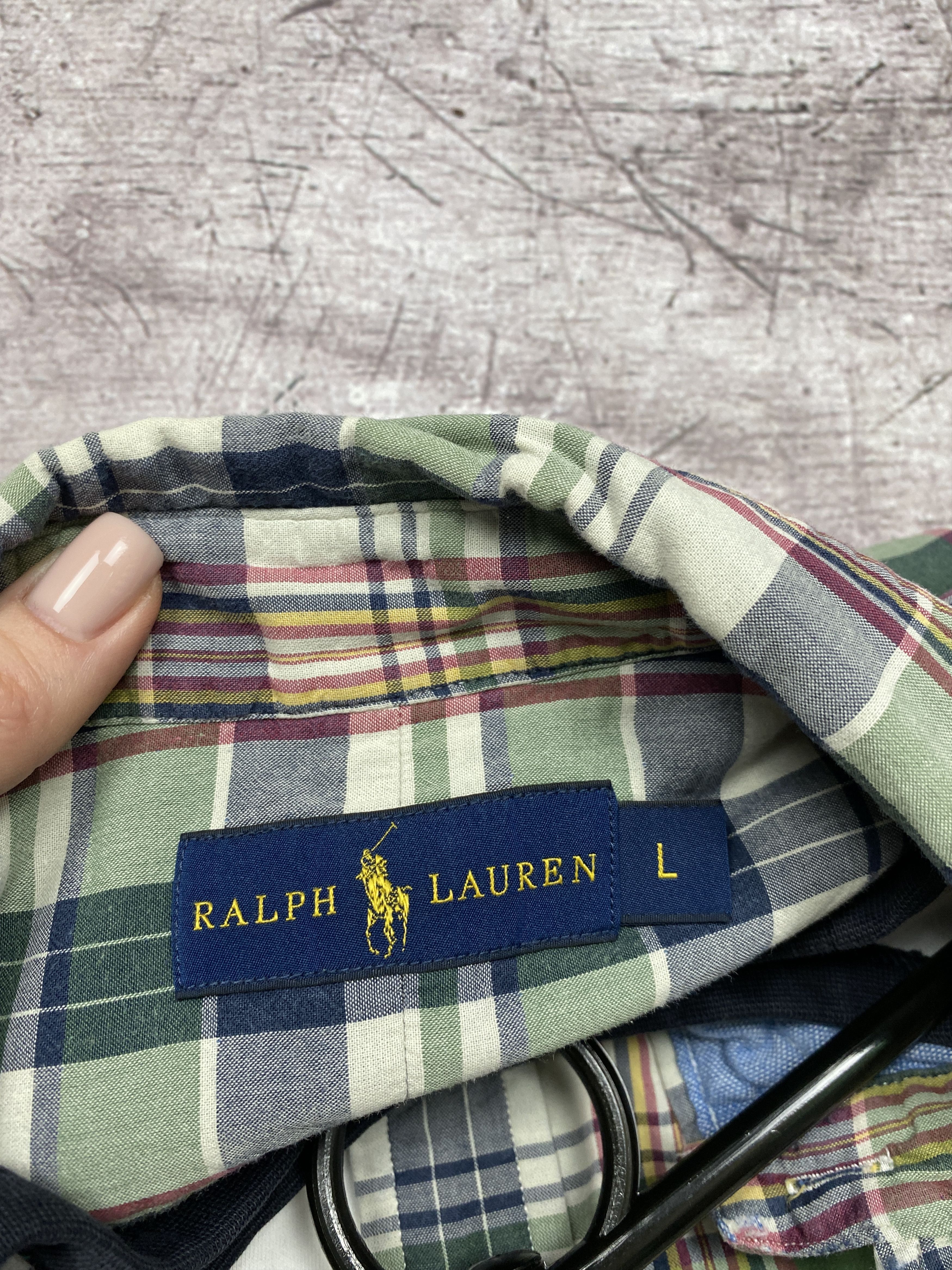 Flannel × Polo Ralph Lauren × Vintage Polo Ralph Lauren Vintage Mens Flannel Plaid Shirt Size US L / EU 52-54 / 3 - 5 Thumbnail