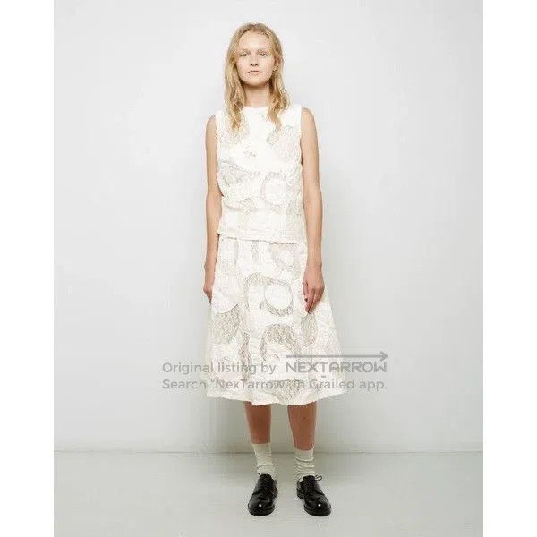 Comme des Garcons Comme Des Garcons size M Lace cotton-padded patched decons Size 23" - 2 Thumbnail