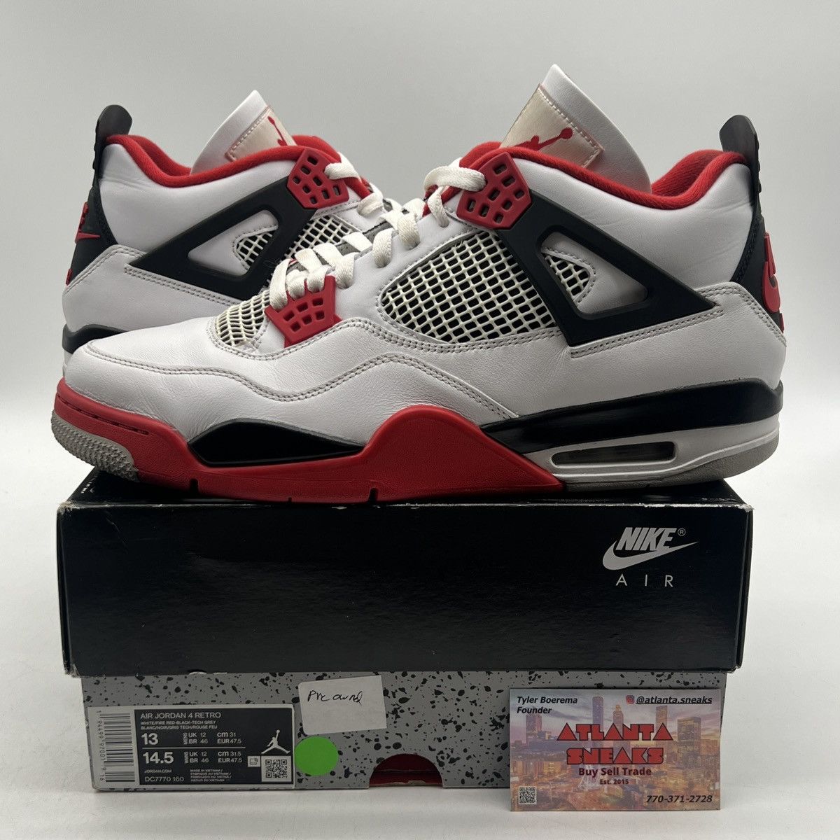 Jordan Brand Air Jordan 4 fire red Size US 13 / EU 46 - 1 Thumbnail