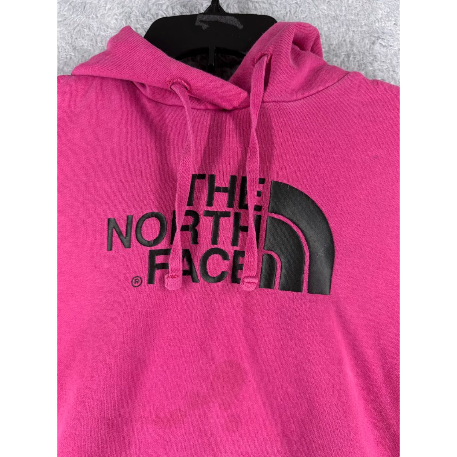 The North Face The North Face Hoodie Womens Medium Pink Logo Pullover Cotton Sweater READ Size M / US 6-8 / IT 42-44 - 6 Thumbnail