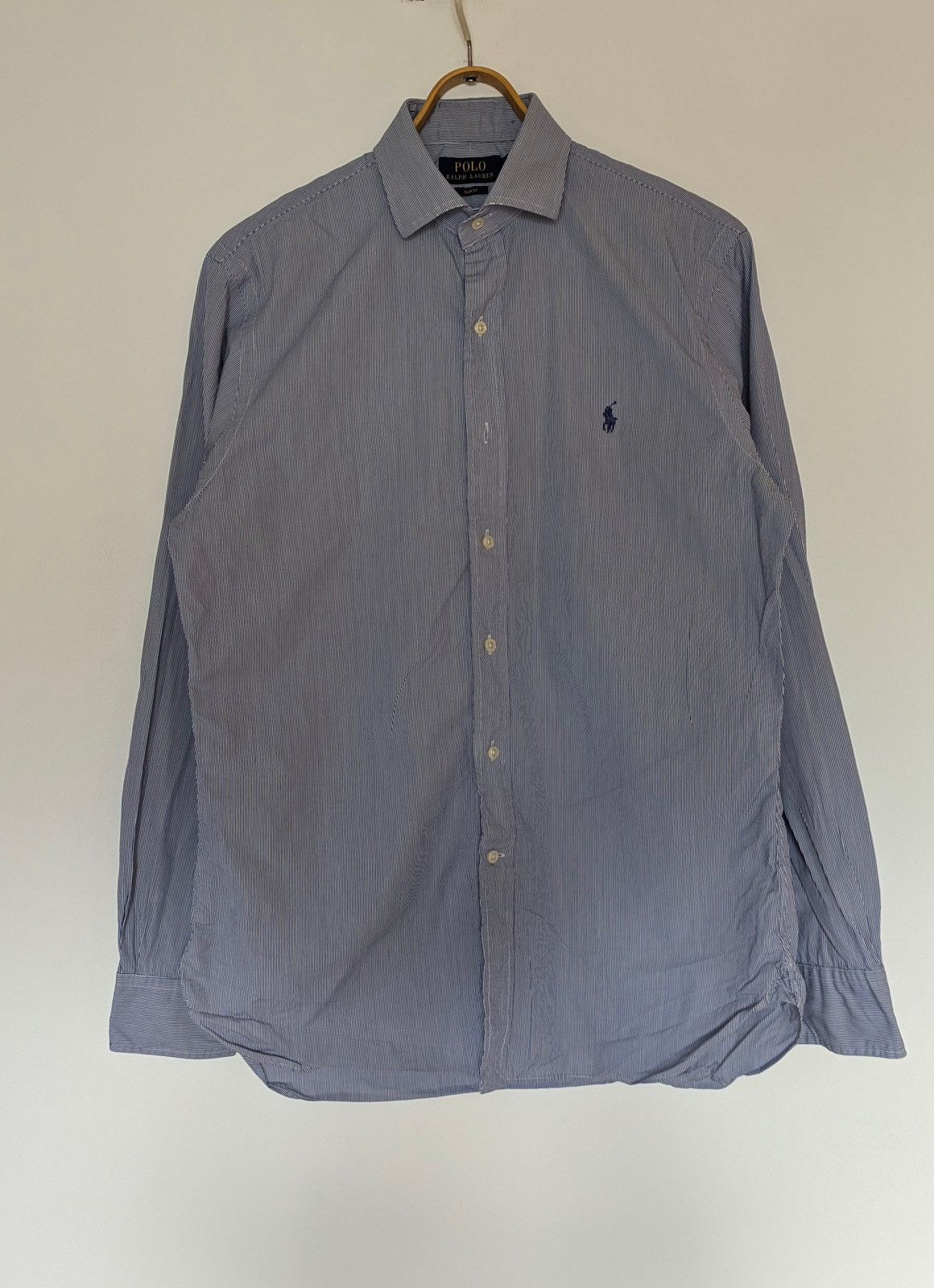 Polo Ralph Lauren 🔵 Polo Ralph Lauren Slim Fit Shirt – Men’s Size L (16/40-41) Size US L / EU 52-54 / 3 - 1 Thumbnail
