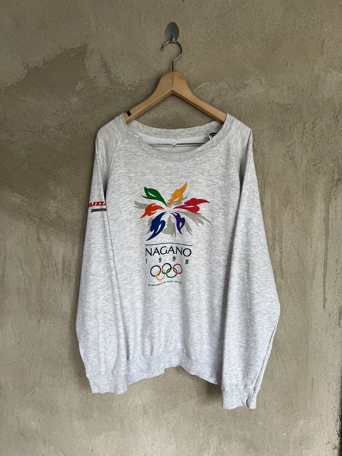 Vintage Vintage Nagano Olympic Japan Sweatshirt Size US XL / EU 56 / 4 - 2 Thumbnail