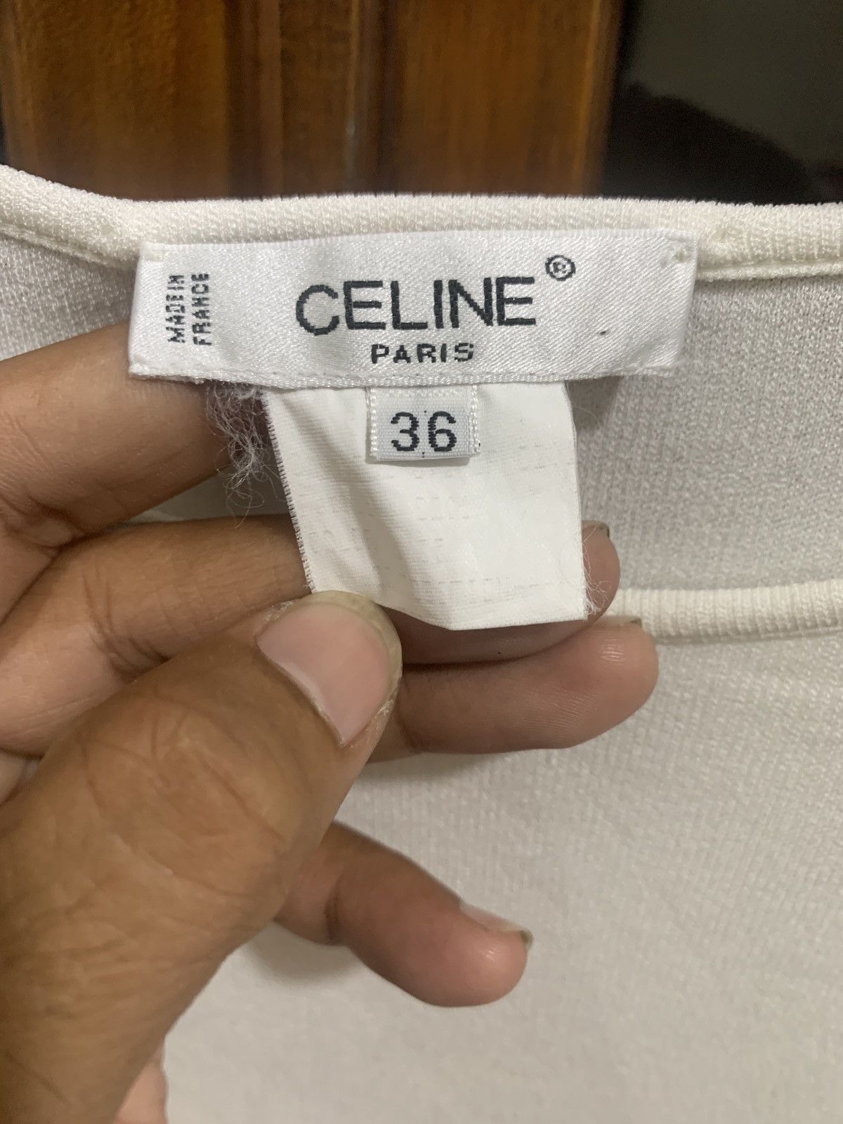 Celine 🔥SOLD🔥Celine Rayon Shirt Size XS / US 0-2 / IT 36-38 - 5 Thumbnail
