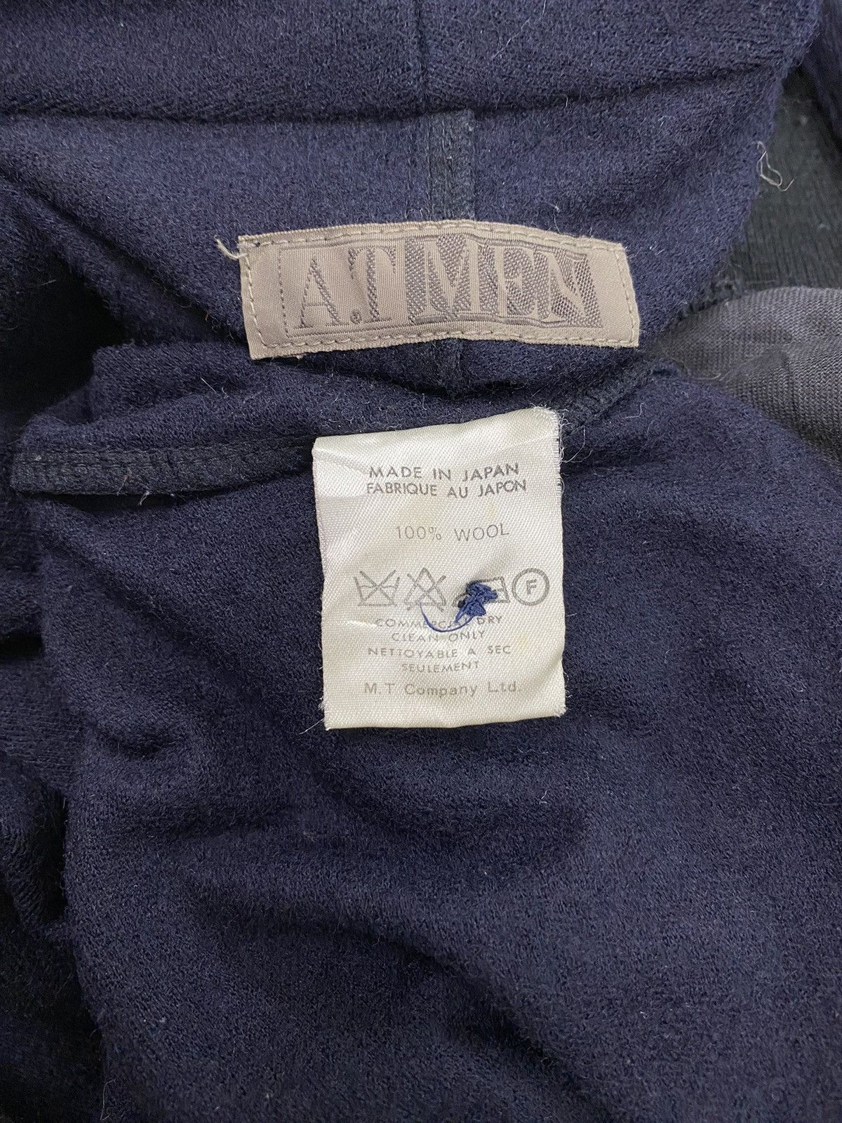 Japanese Brand A.T Men Shawl Collar Jacket Size US S / EU 44-46 / 1 - 8 Thumbnail