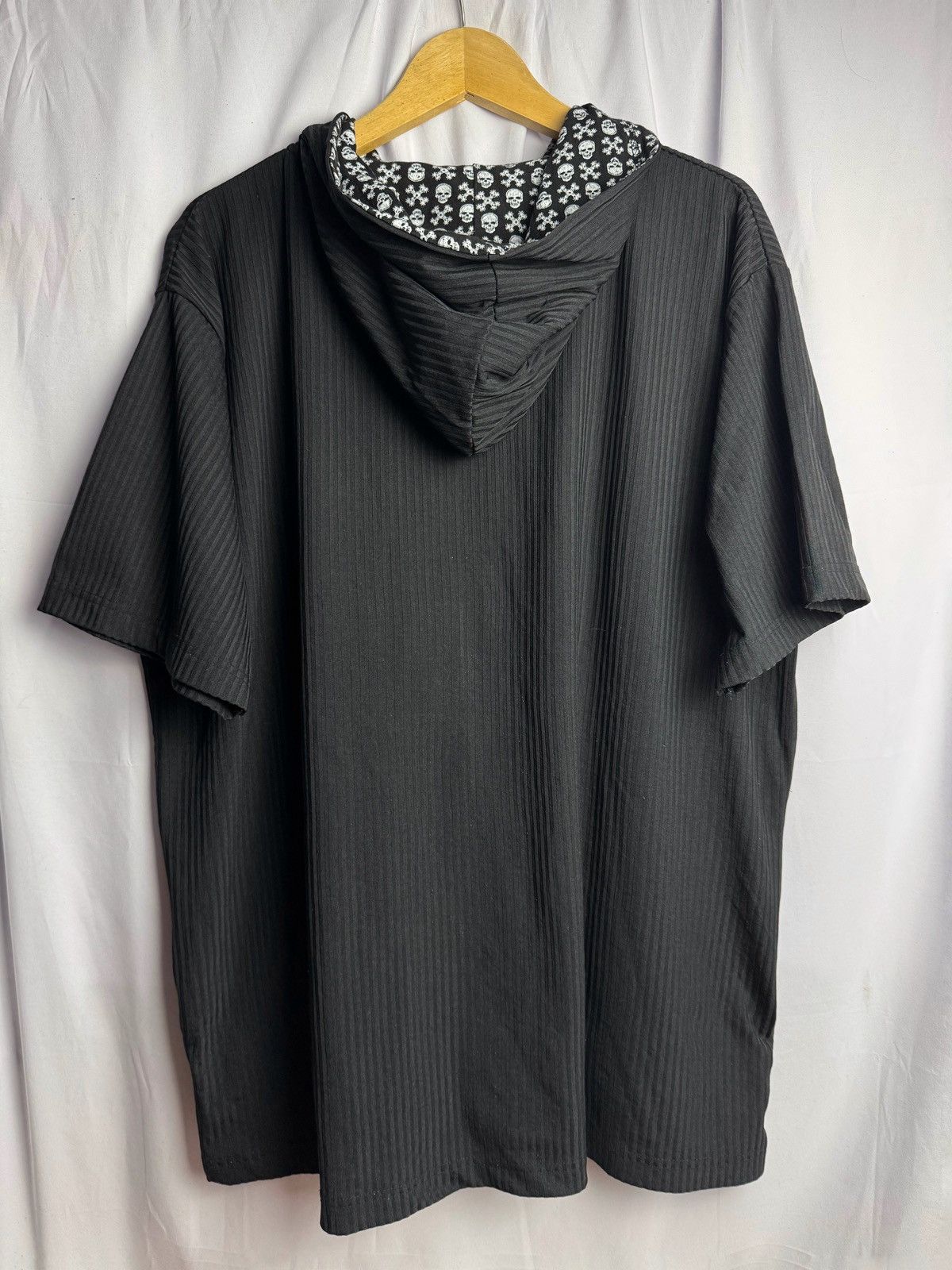Japanese Pino Bazzo Poem Skulls Hoodie Shorts Sleeve