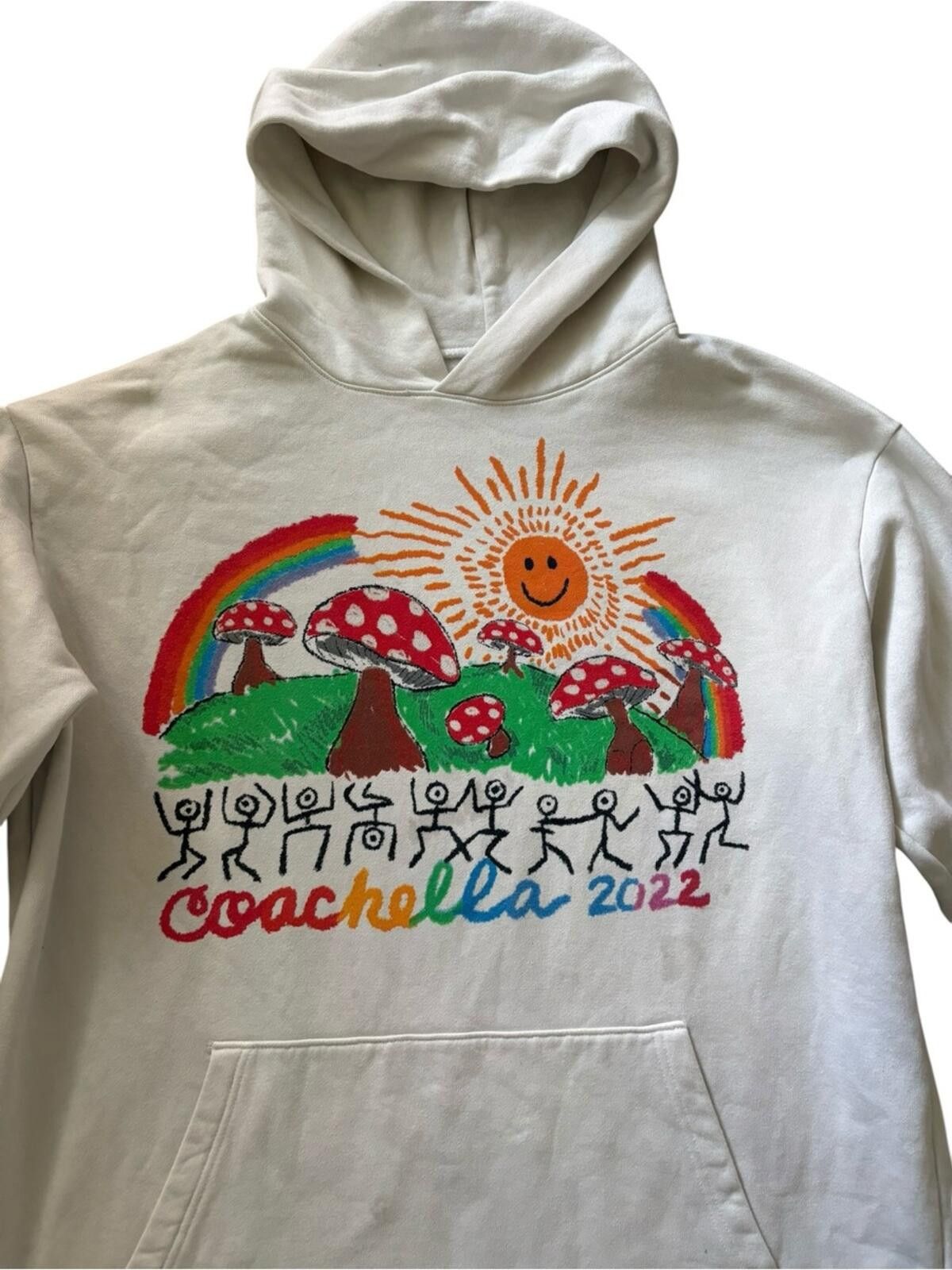 Coachella Skid Row Fashion Week x Coachella 2022 Mushroom Hoodie Size US XXL / EU 58 / 5 - 2 Thumbnail