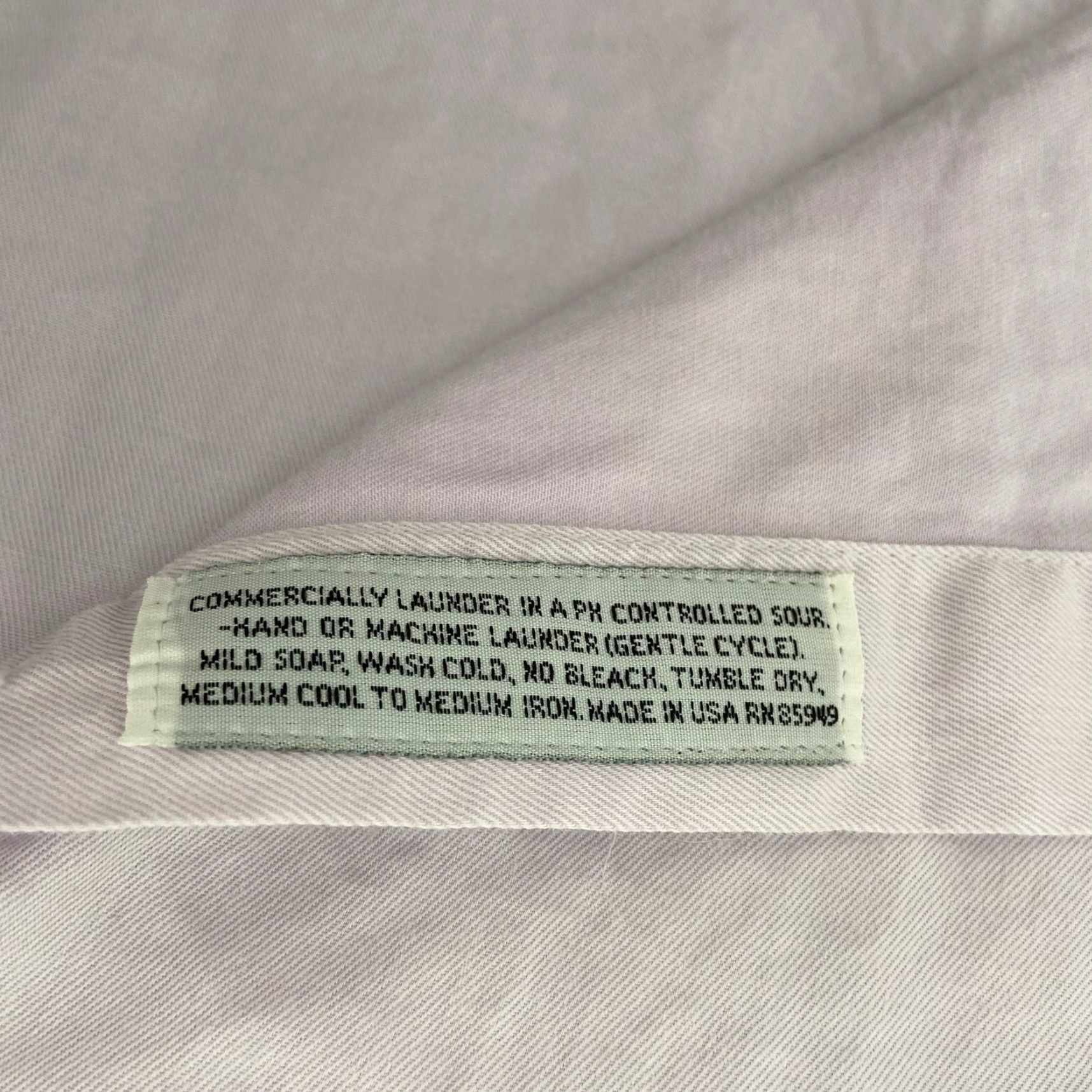 Vintage Maus & Hoffman Button-Up Shirt Adult Medium Purple 2-Ply 100s Egyptian Cotton Casual Mens Size US M / EU 48-50 / 2 - 6 Thumbnail
