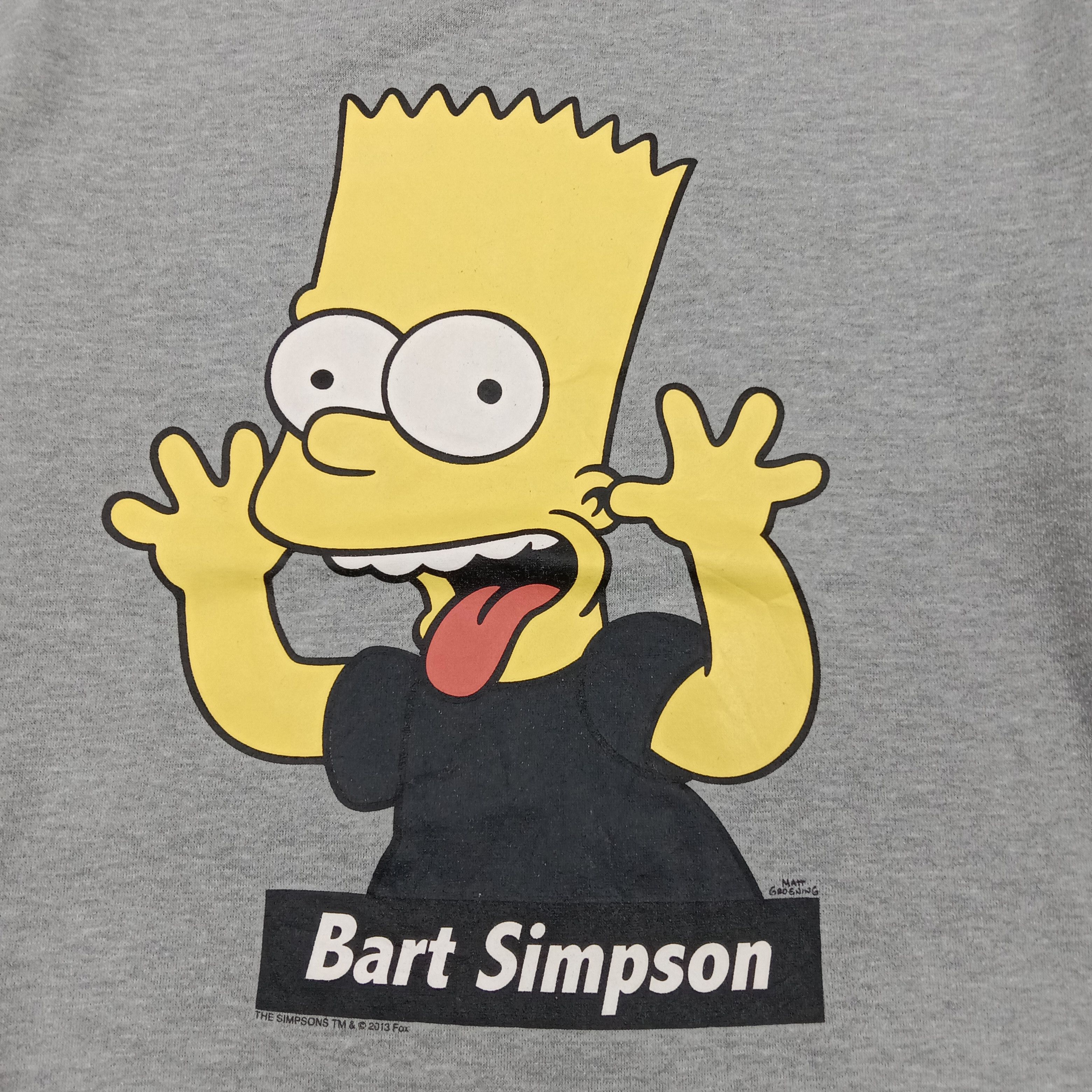 The Simpsons Official Bart Simpson 2013 Graphic Sweatshirt C293N25 Size US M / EU 48-50 / 2 - 2 Thumbnail