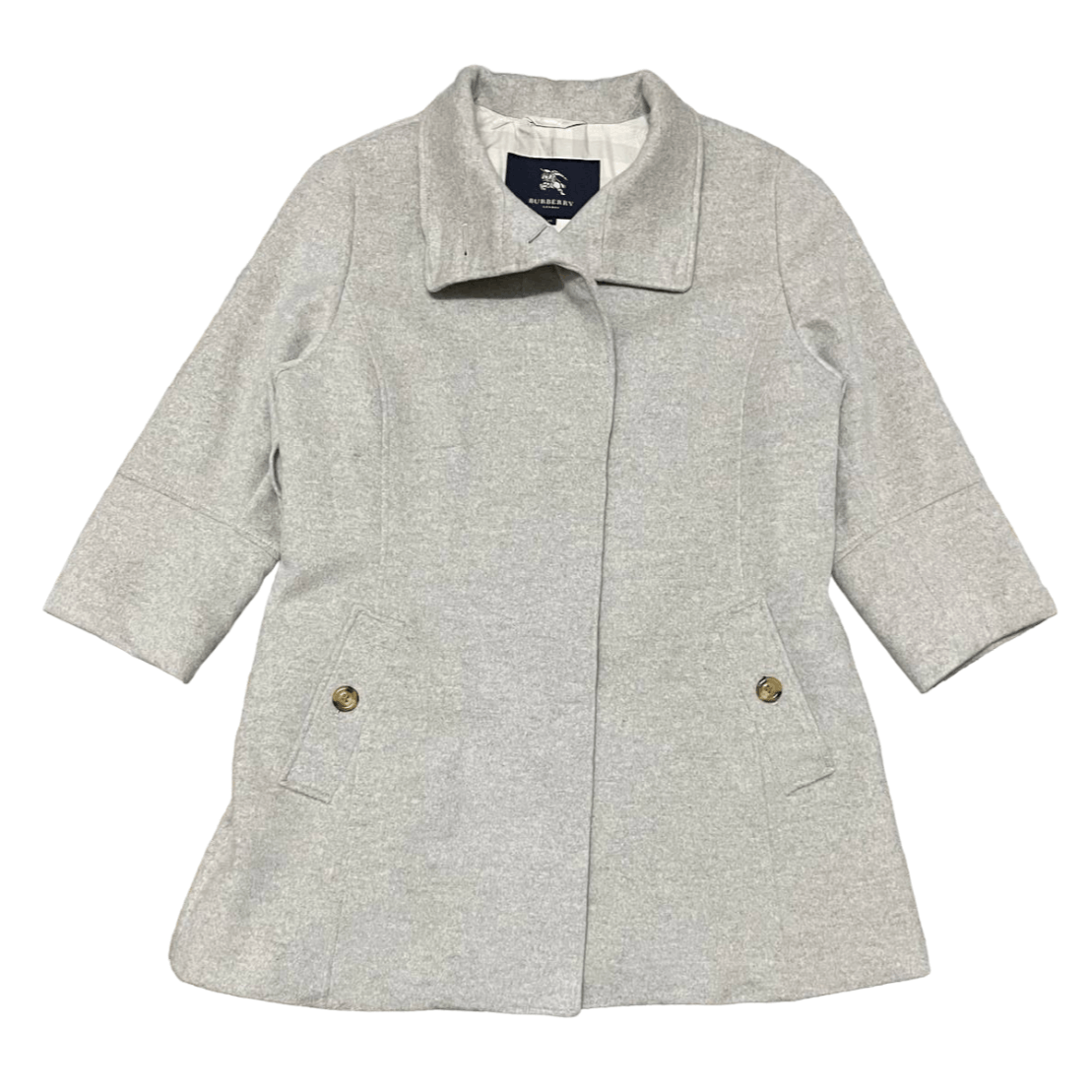 Burberry Vintage Burberry London Wool Coat Nova Check Size M / US 6-8 / IT 42-44 - 1 Thumbnail