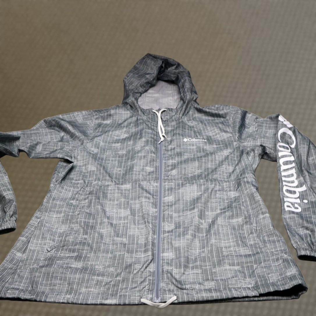 Vintage Columbia Jacket Womens Large Gray Full Zip Light Sleeve Hit Size L / US 10 / IT 46 - 1 Thumbnail