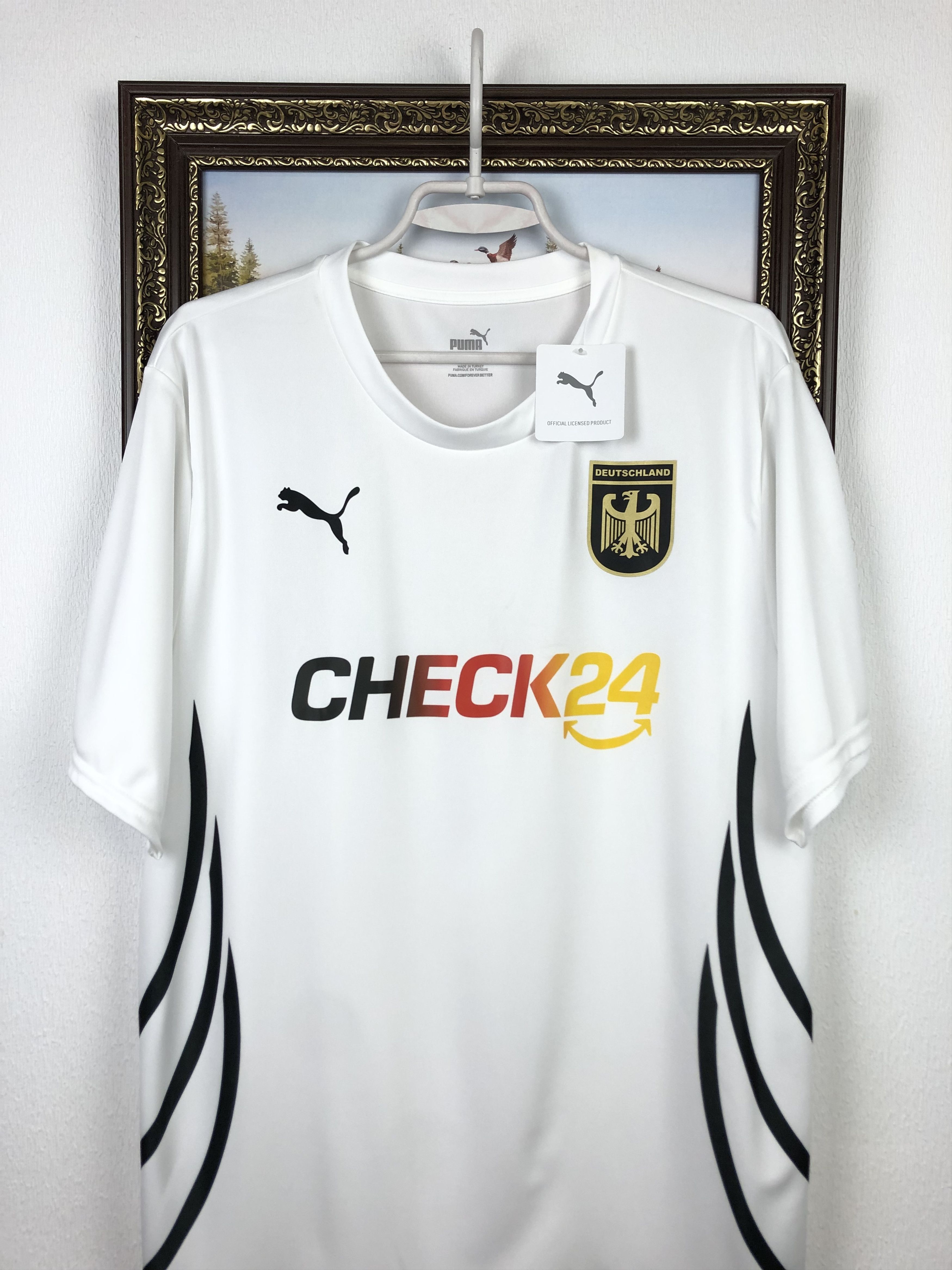 Puma Deutschland DFB Puma Germany White Sport Shirt Jersey Mens Size US XL / EU 56 / 4 - 2 Thumbnail