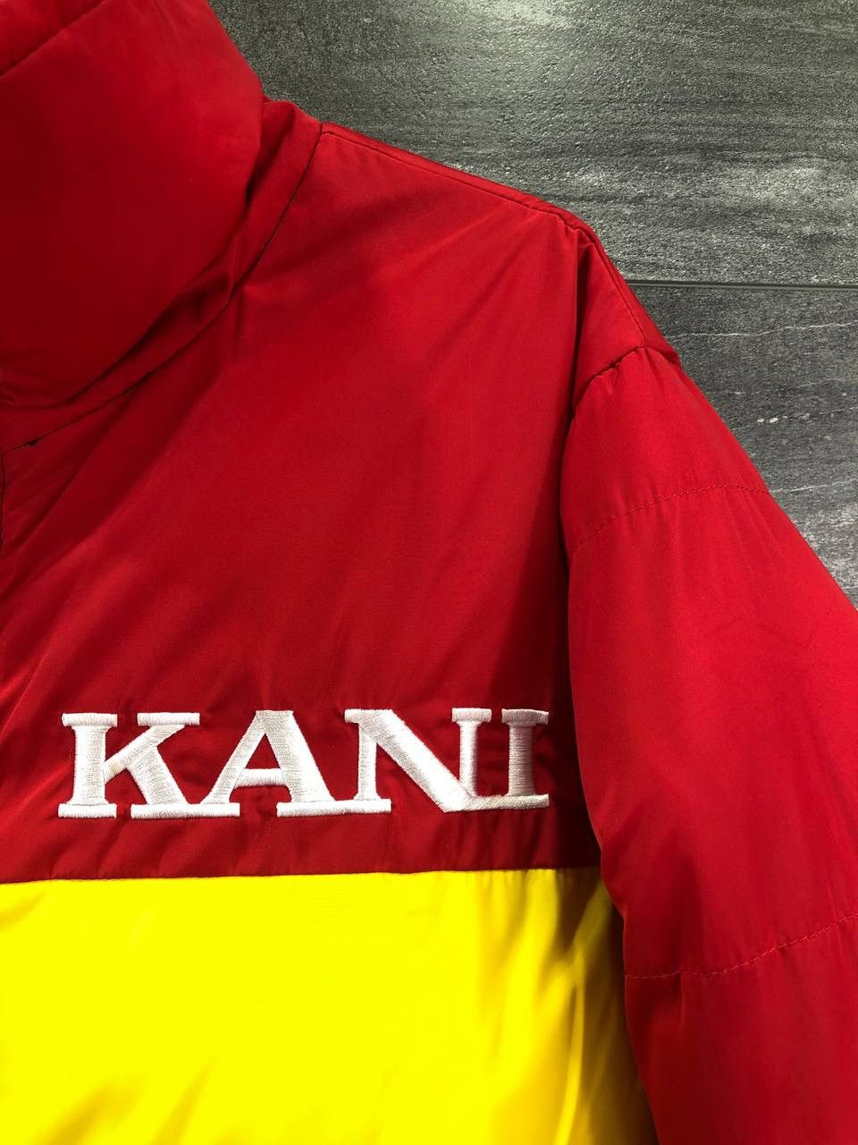 Vintage Mens Karl Kani Retro Reversible Block Puffer Jacket Size US XS / EU 42 / 0 - 20 Thumbnail