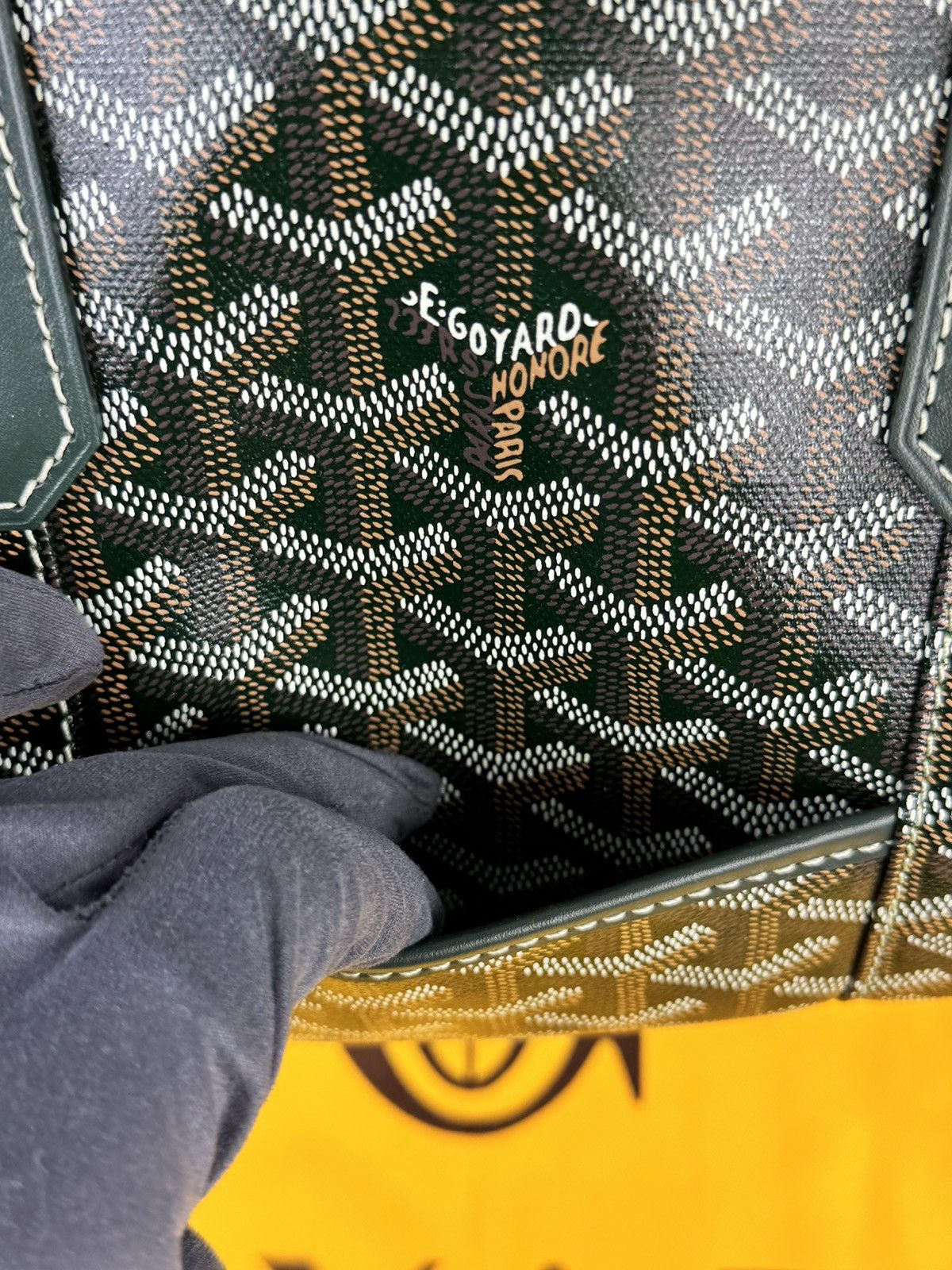 Goyard BOWLING 45 BAG *LIMITED EDITION 2025* DARK GREEN Size ONE SIZE - 13 Thumbnail