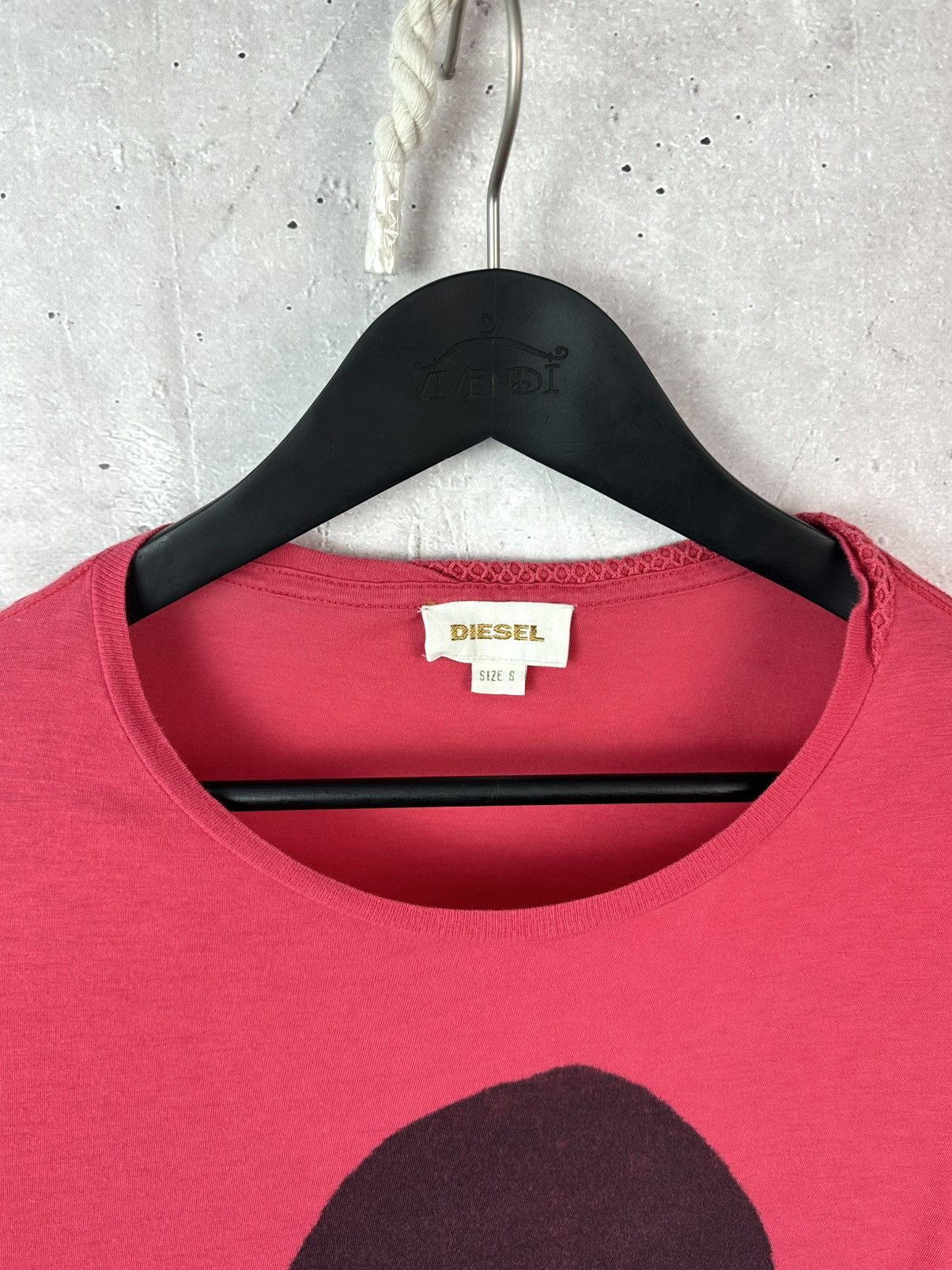Diesel Vintage Diesel Pink Cotton Printed Short Sleeve T-shirt Size US S / EU 44-46 / 1 - 4 Thumbnail