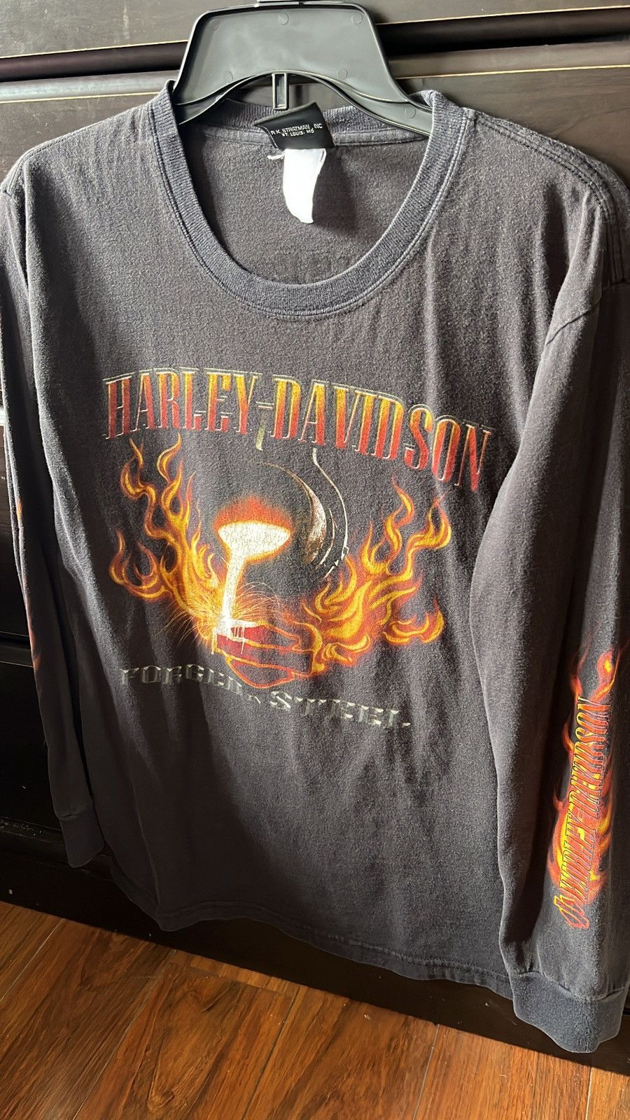 Harley Davidson × Vintage Vintage Harley Davidson Longsleeve Size US M / EU 48-50 / 2 - 1 Thumbnail
