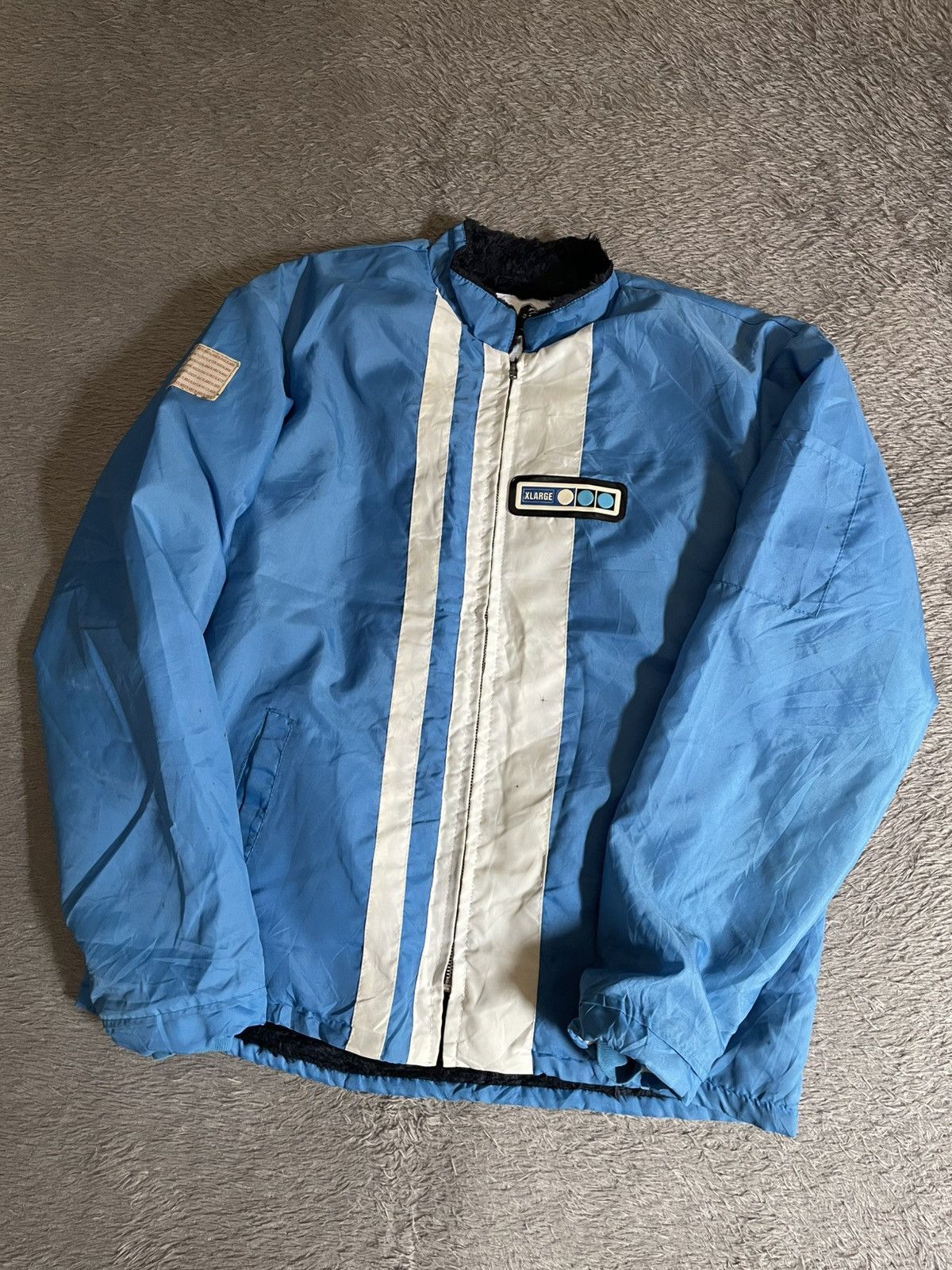 Xlarge Vintage Xlarge biker nylon jacket Size US L / EU 52-54 / 3 - 1 Thumbnail