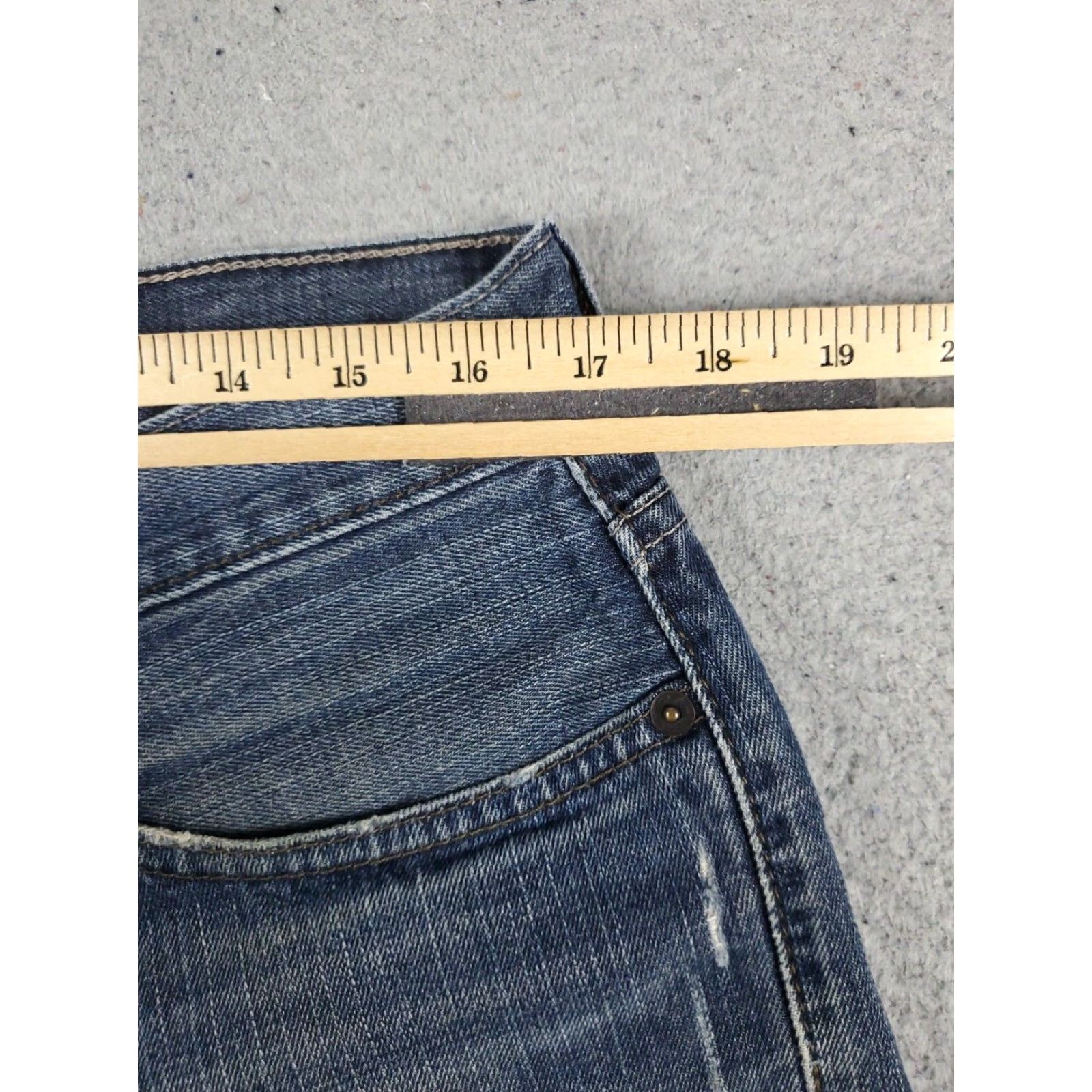 Levi's Levis Mens 514 Blue Straight Leg Jeans Size 34x32 Extra Large Denim Pants Size US 34 / EU 50 - 4 Thumbnail