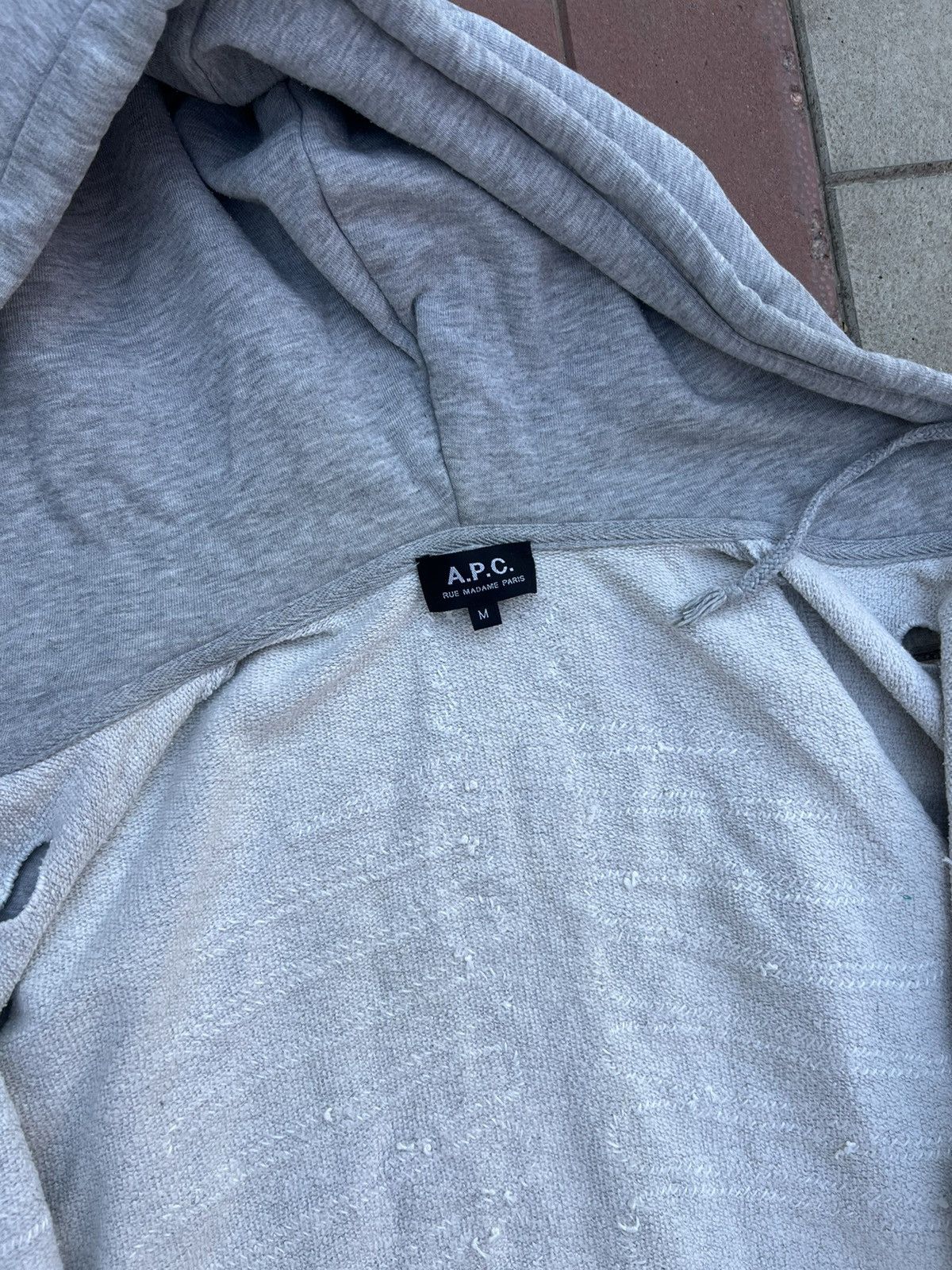 A.P.C. × Vintage A.P.C. Zip Up Hoodie Skeleton Bones Size US M / EU 48-50 / 2 - 10 Thumbnail