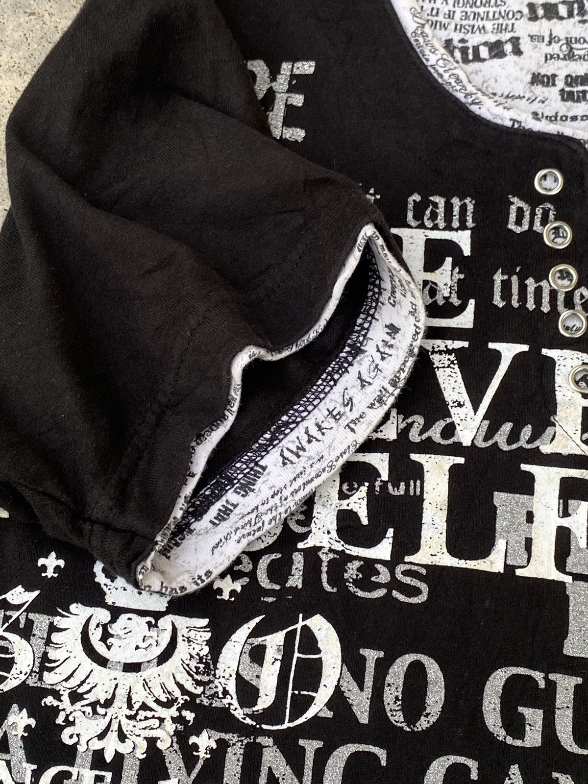 Hysteric Glamour Beaumont Carr Wild Poems Double Layer Gothic Punk Tees Size US M / EU 48-50 / 2 - 5 Thumbnail