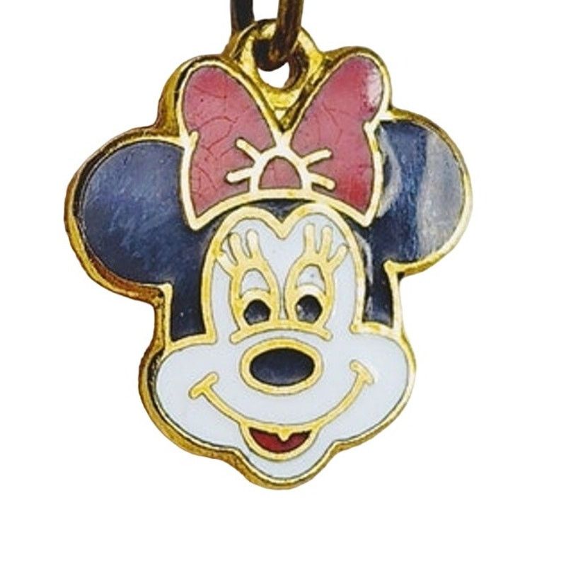 Disney Disney Minnie Mouse Vintage 90s Gold Tone Necklace Size ONE SIZE - 1 Thumbnail