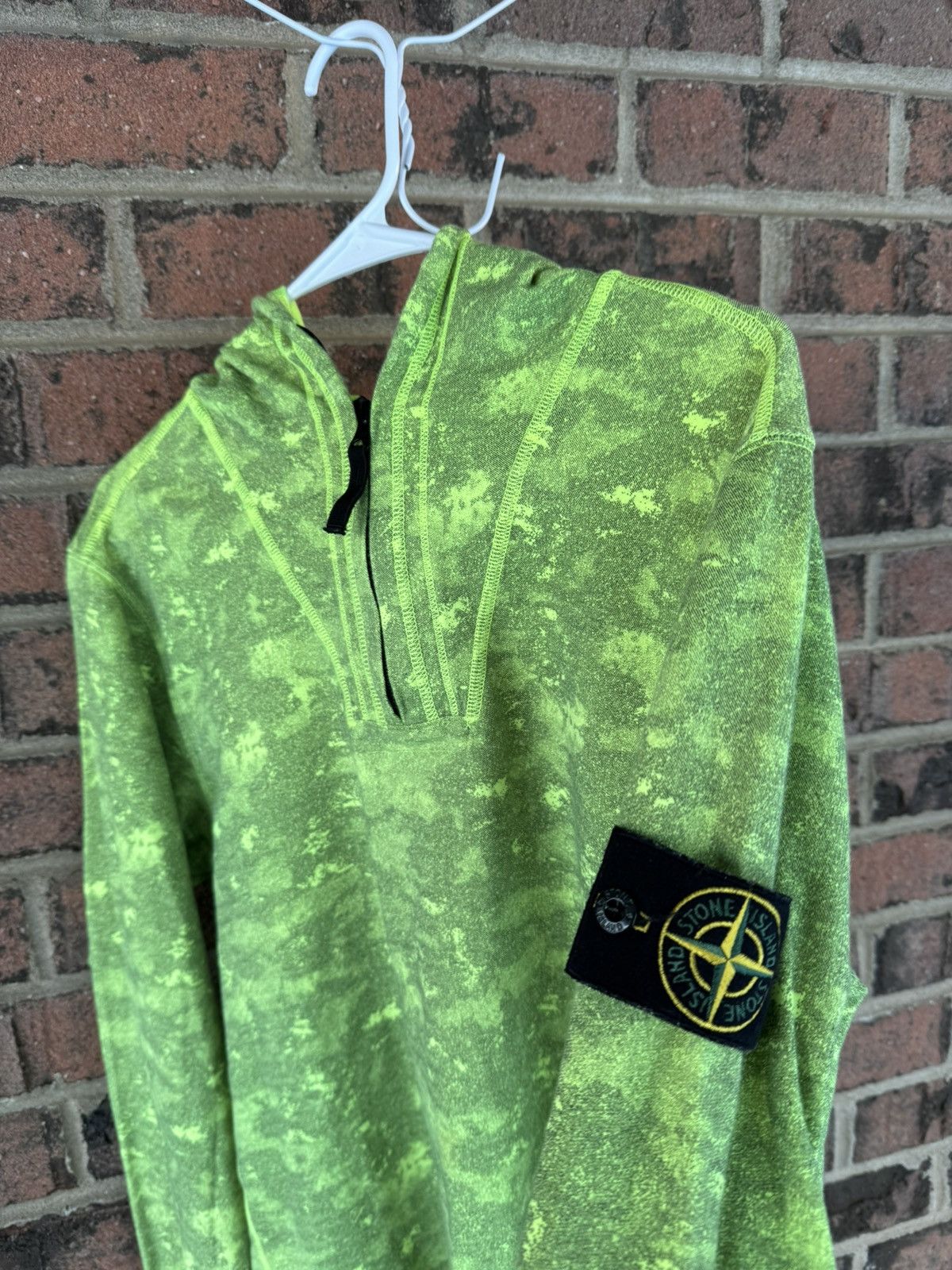 Stone Island STONE ISLAND SS16 PAINTED CAMO POPOVER HOODIE Size US M / EU 48-50 / 2 - 1 Thumbnail