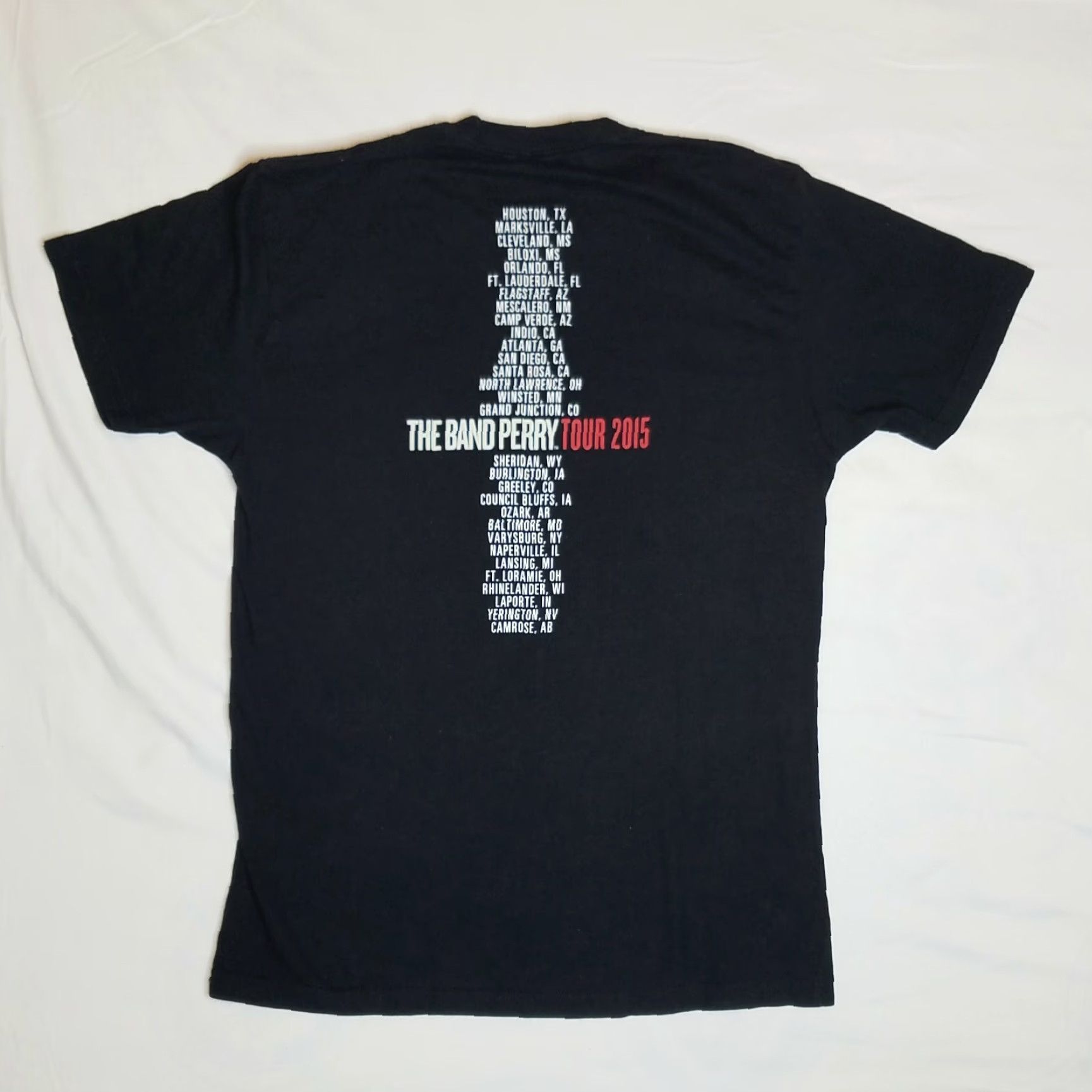 Next Level VINTAGE The Band Perry Tour Concert Black Graphic Short Sleeve T Shirt Size Small Size US S / EU 44-46 / 1 - 3 Thumbnail