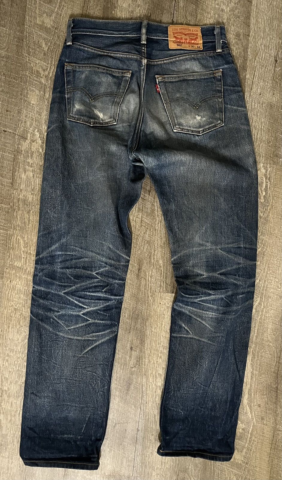 Levi's Vintage Clothing Vintage Levi’s 501 blank red tab 30 x 34 Size US 30 / EU 46 - 2 Thumbnail