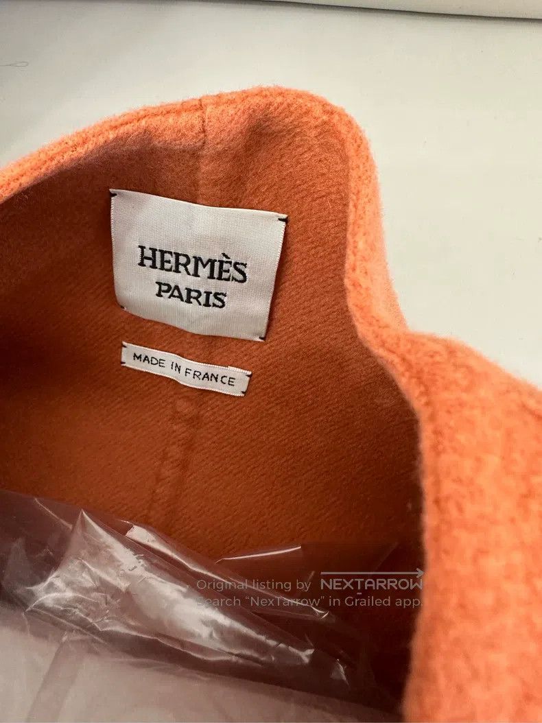 Hermes Hermes Orange Plaid Short Jacket Size XS / US 0-2 / IT 36-38 - 6 Thumbnail