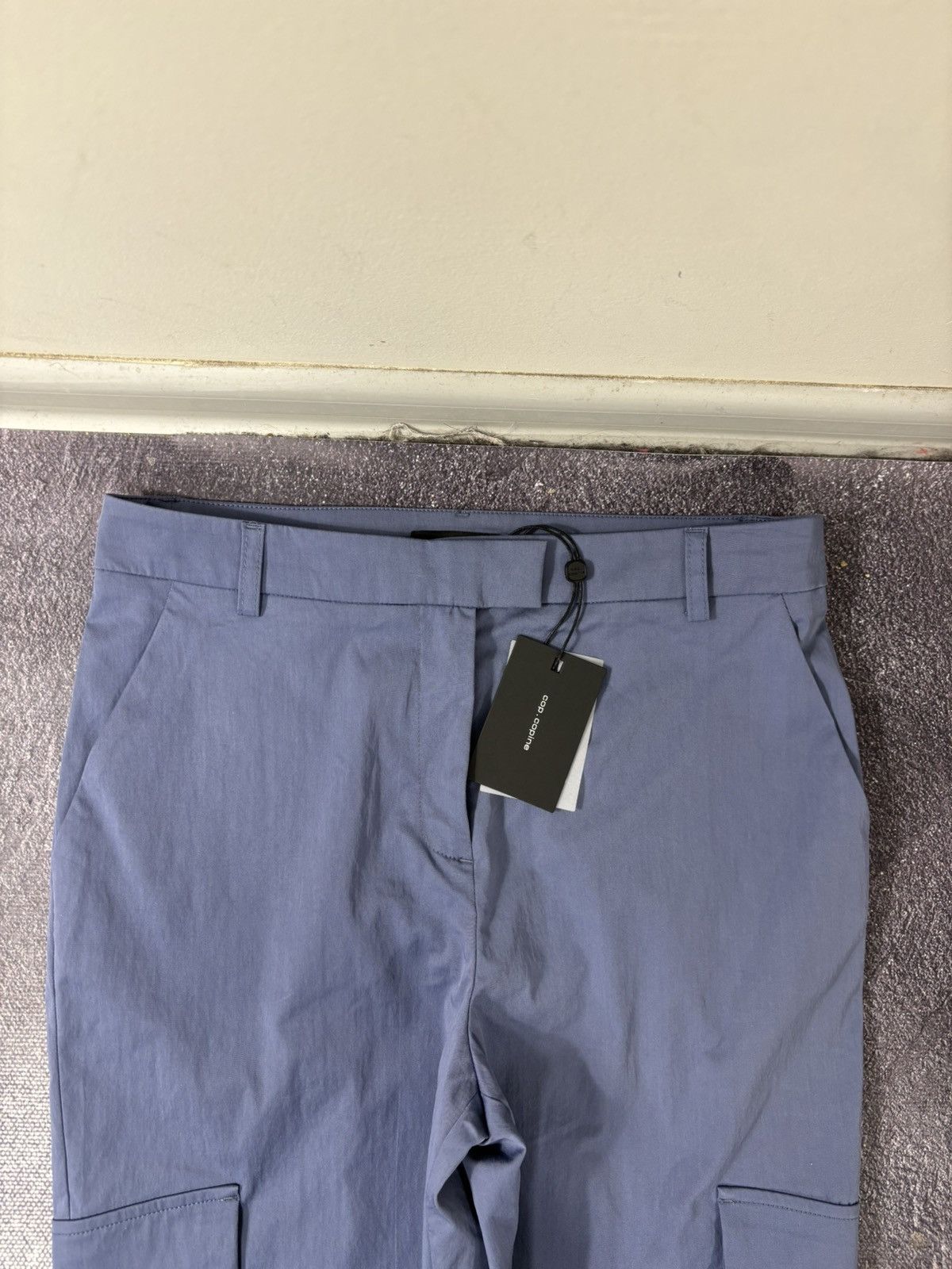 Cop Copine Cop Copine Mercurius NWT Women’s Blue Cargo Pants Size 27" / US 4 / IT 40 - 6 Thumbnail