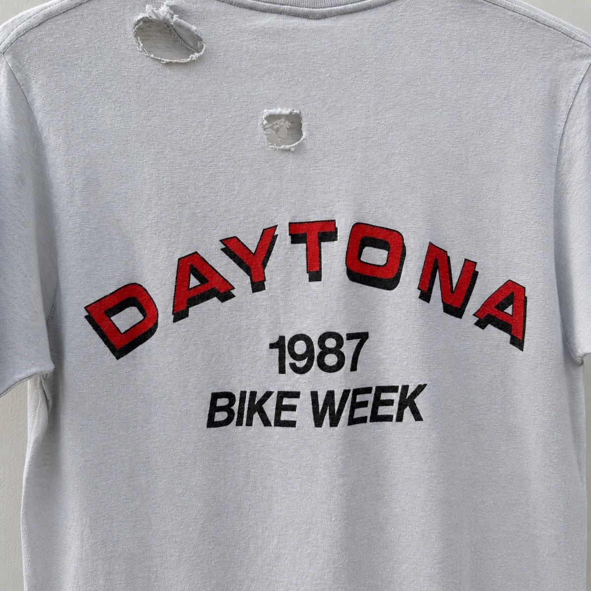 Vintage 1987 Daytona Bike Week International Speedway Graphic T-Shir Size US S / EU 44-46 / 1 - 6 Thumbnail