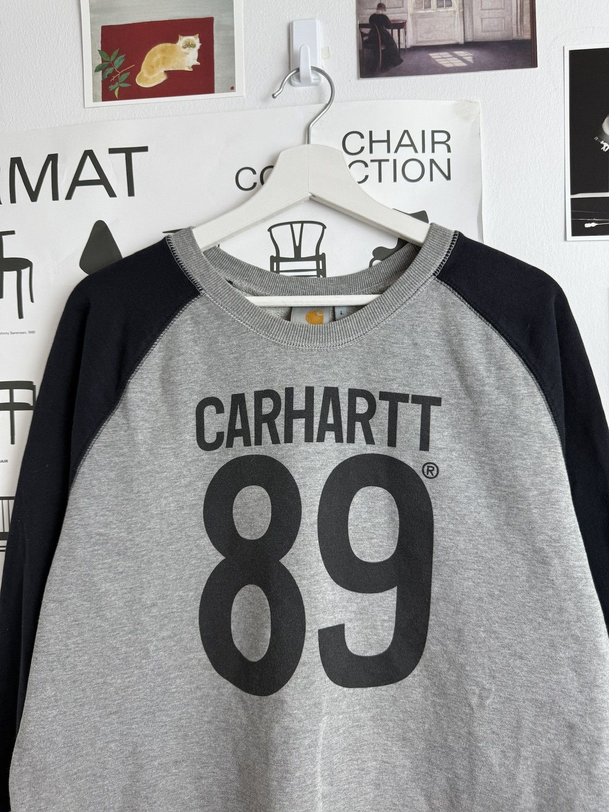 Carhartt × Vintage Carhartt 89 logo baggy sweatshirt L skate streetwear baggy Size US L / EU 52-54 / 3 - 3 Thumbnail