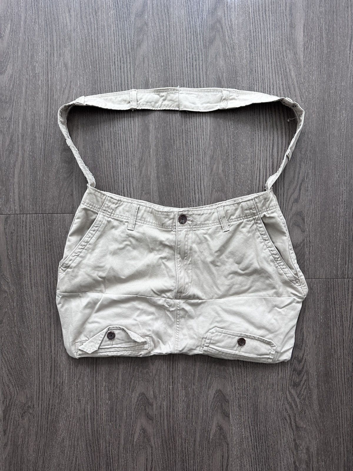 Handmade Custom Upcycled Cargo Pants and Tote Bag Set Size US 32 / EU 48 - 4 Thumbnail