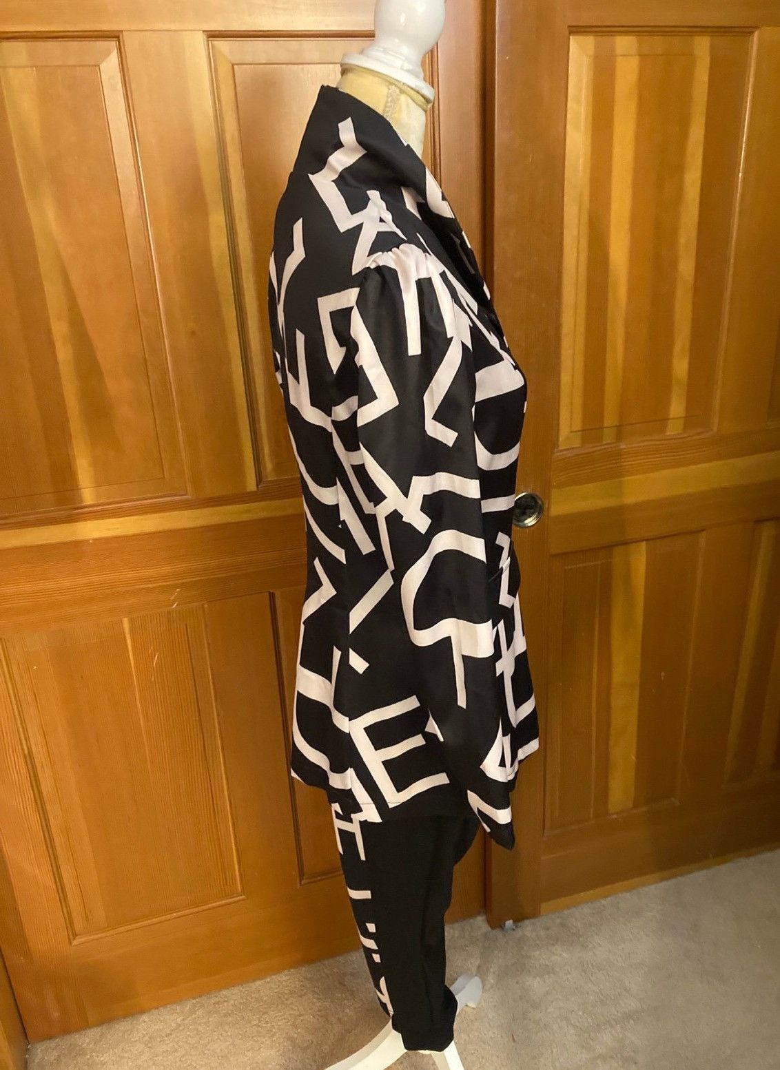Designer × Other New, Women’s Lavishly Paris Letter Print Pantsuit. Size M / US 6-8 / IT 42-44 - 5 Thumbnail