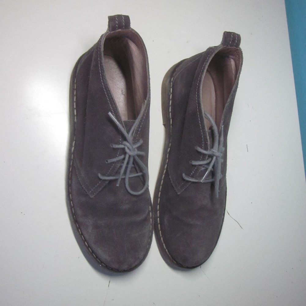 Other Eric Michael Gray Suede Lace Up Booties Size 37 / 6.5 Size US 7 / IT 37 - 5 Thumbnail