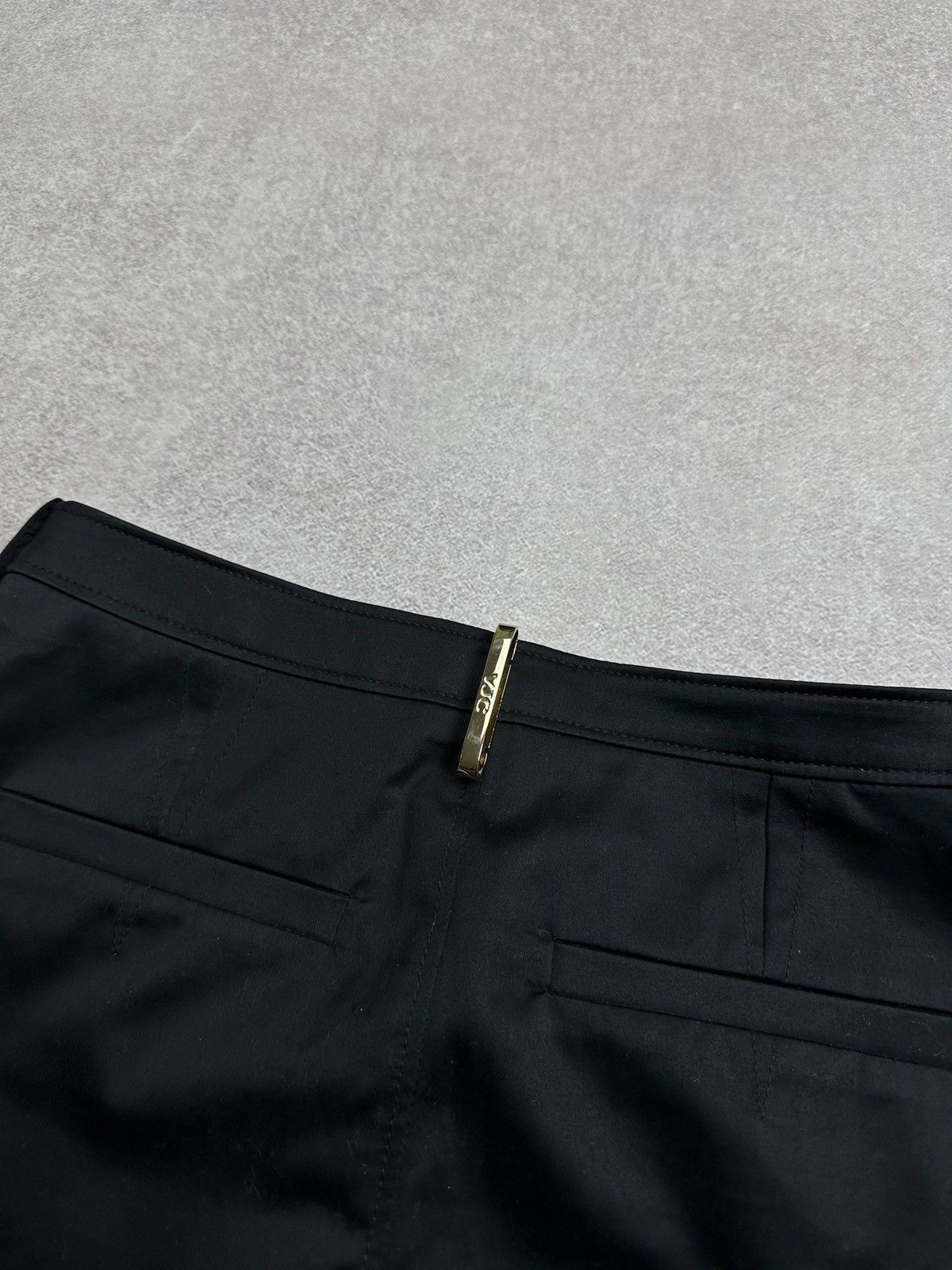 Versace VJC Versace Womans Midi Skirt Rare Black Size 27" / US 4 / IT 40 - 3 Thumbnail