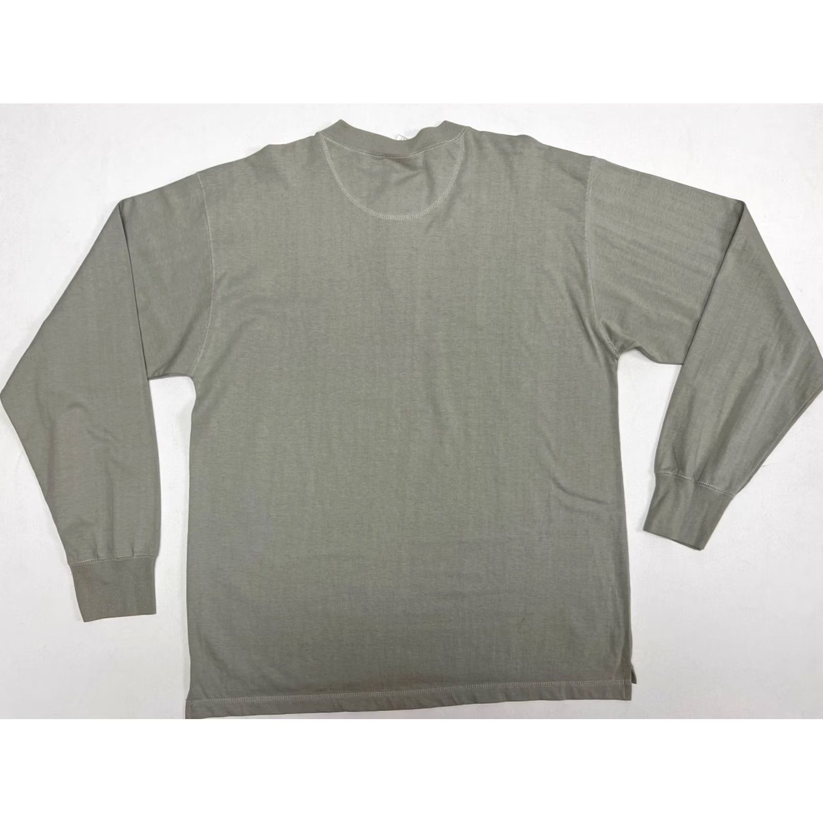 IRAK VINTAGE Rod Stewart Shirt Long Sleeve Henley 3 Button One Size Fits All Gray Shirt Size US M / EU 48-50 / 2 - 2 Thumbnail
