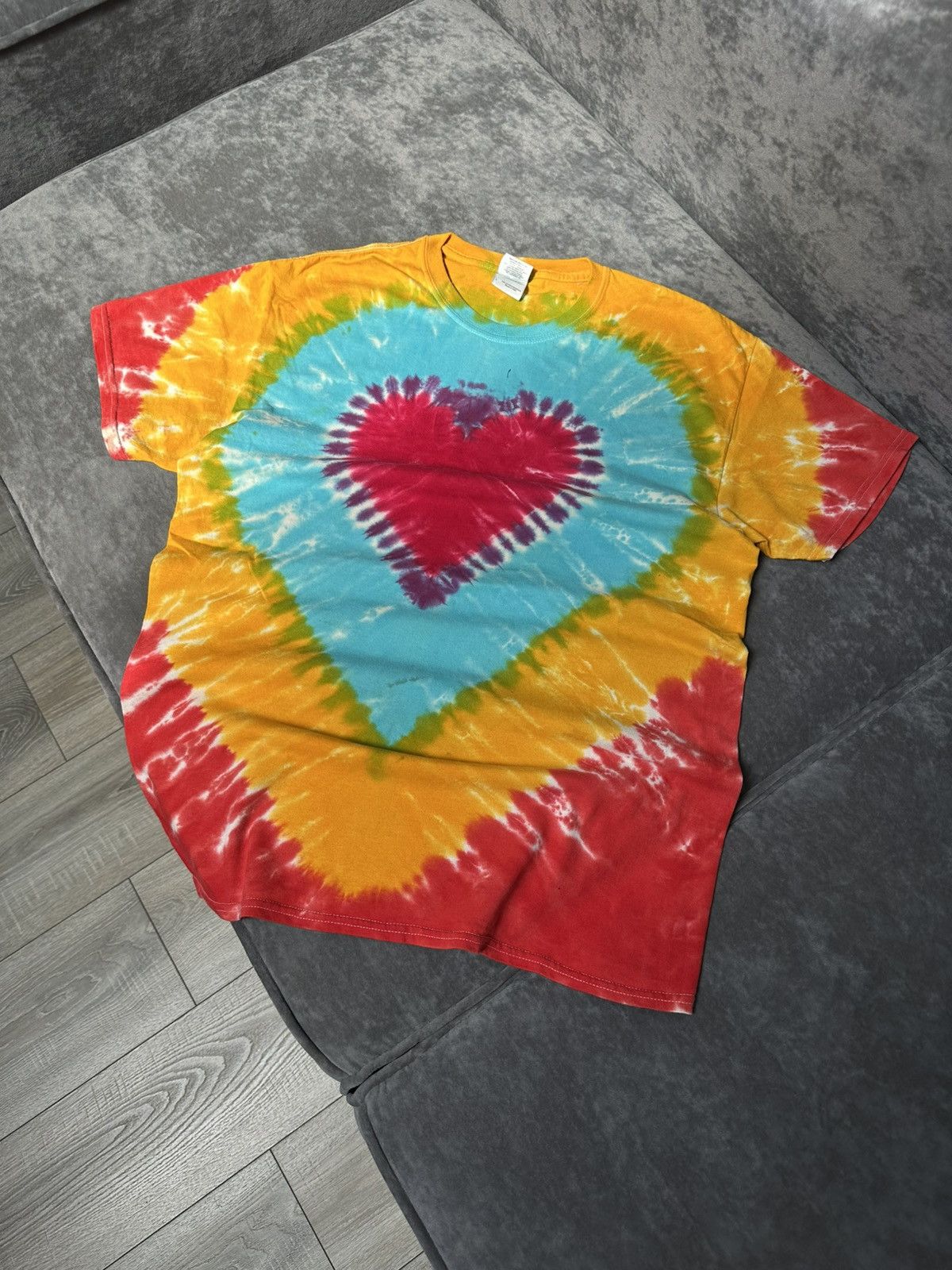 Band Tees Heart ❤️ Custom Tie Dye Size US L / EU 52-54 / 3 - 1 Thumbnail