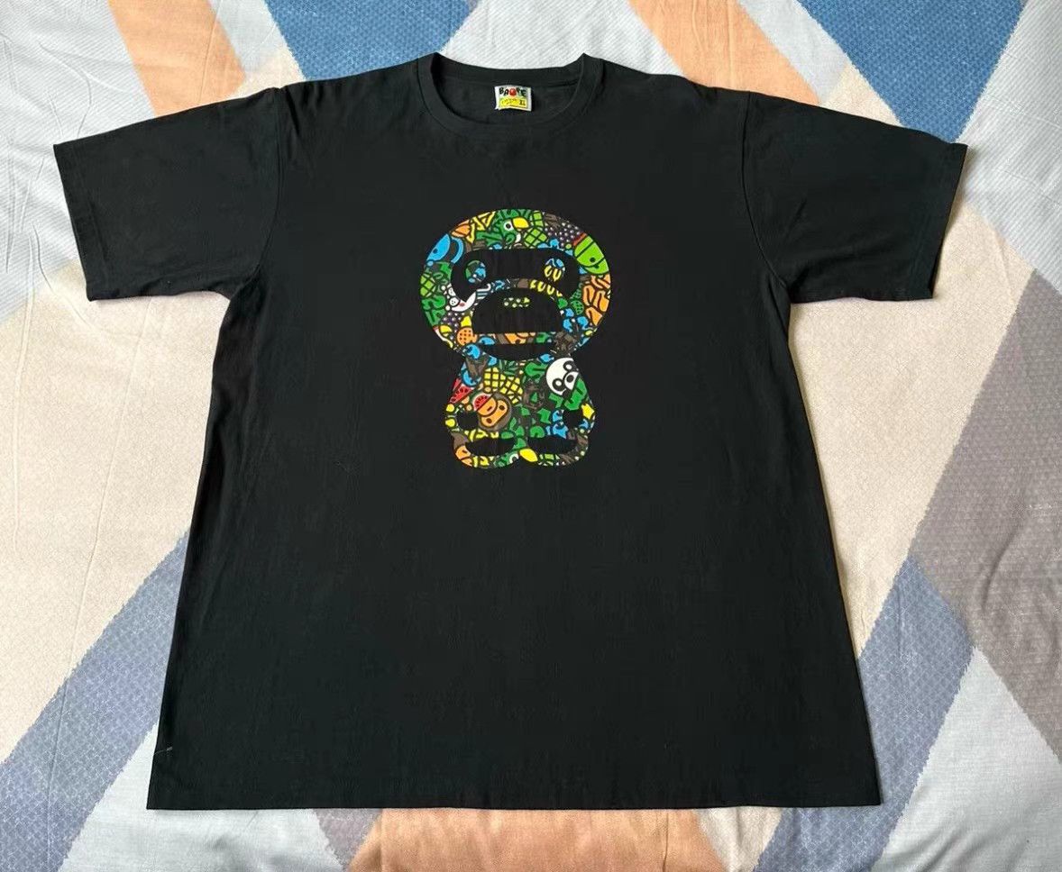 Bape BAPE Milo Print Short Sleeve T-Shirt K5 Size US XL / EU 56 / 4 - 1 Thumbnail