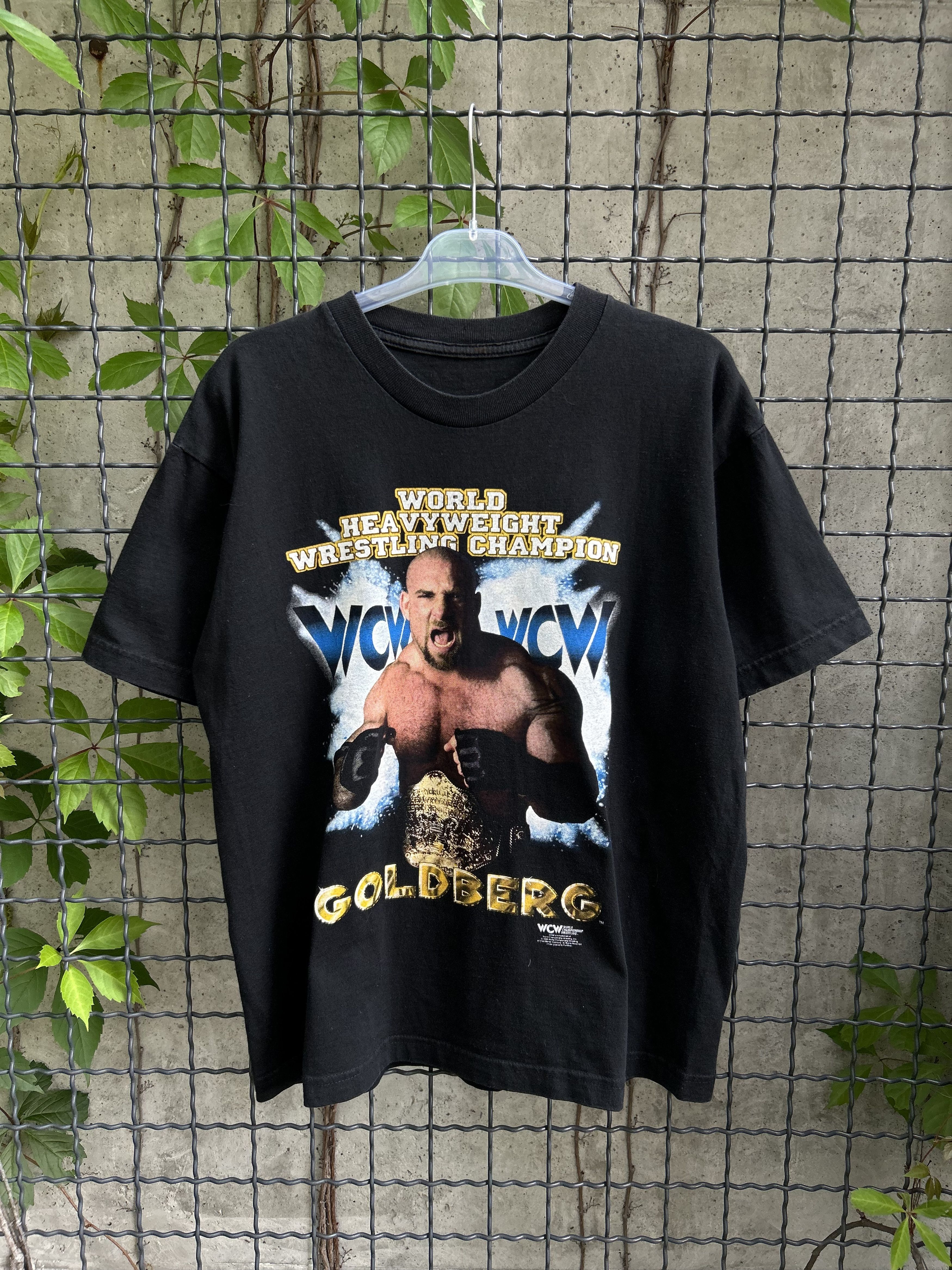 WCW/nWo Vintage 1998 Goldberg WCW WWE Wrestling T-shirt Size US L / EU 52-54 / 3 - 1 Thumbnail