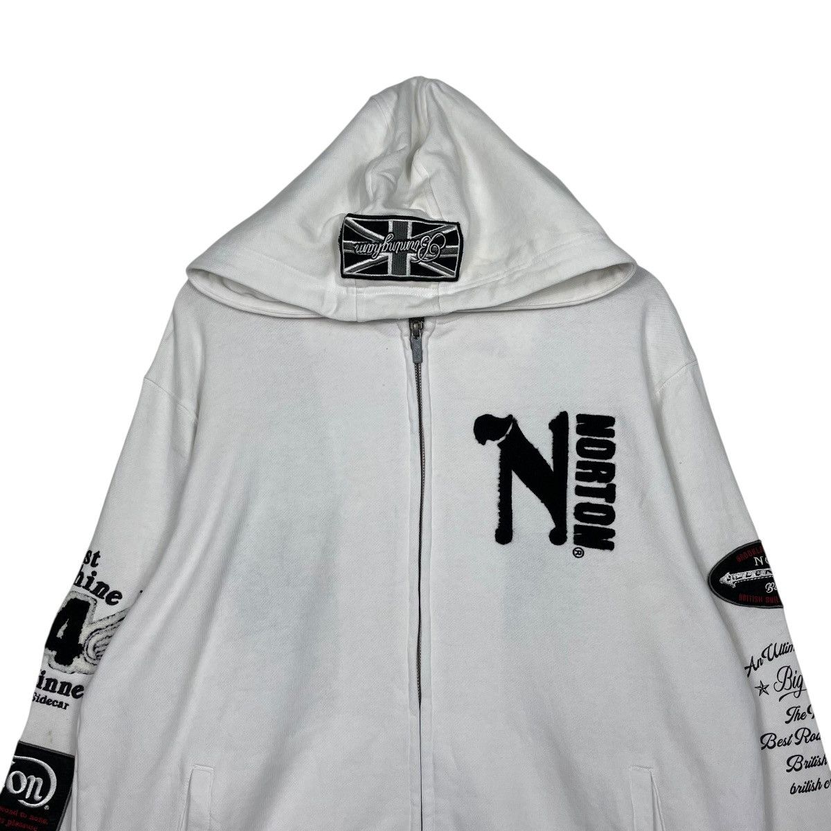 Norton Norton Big Logo Zipper Hoodie Size US L / EU 52-54 / 3 - 4 Thumbnail