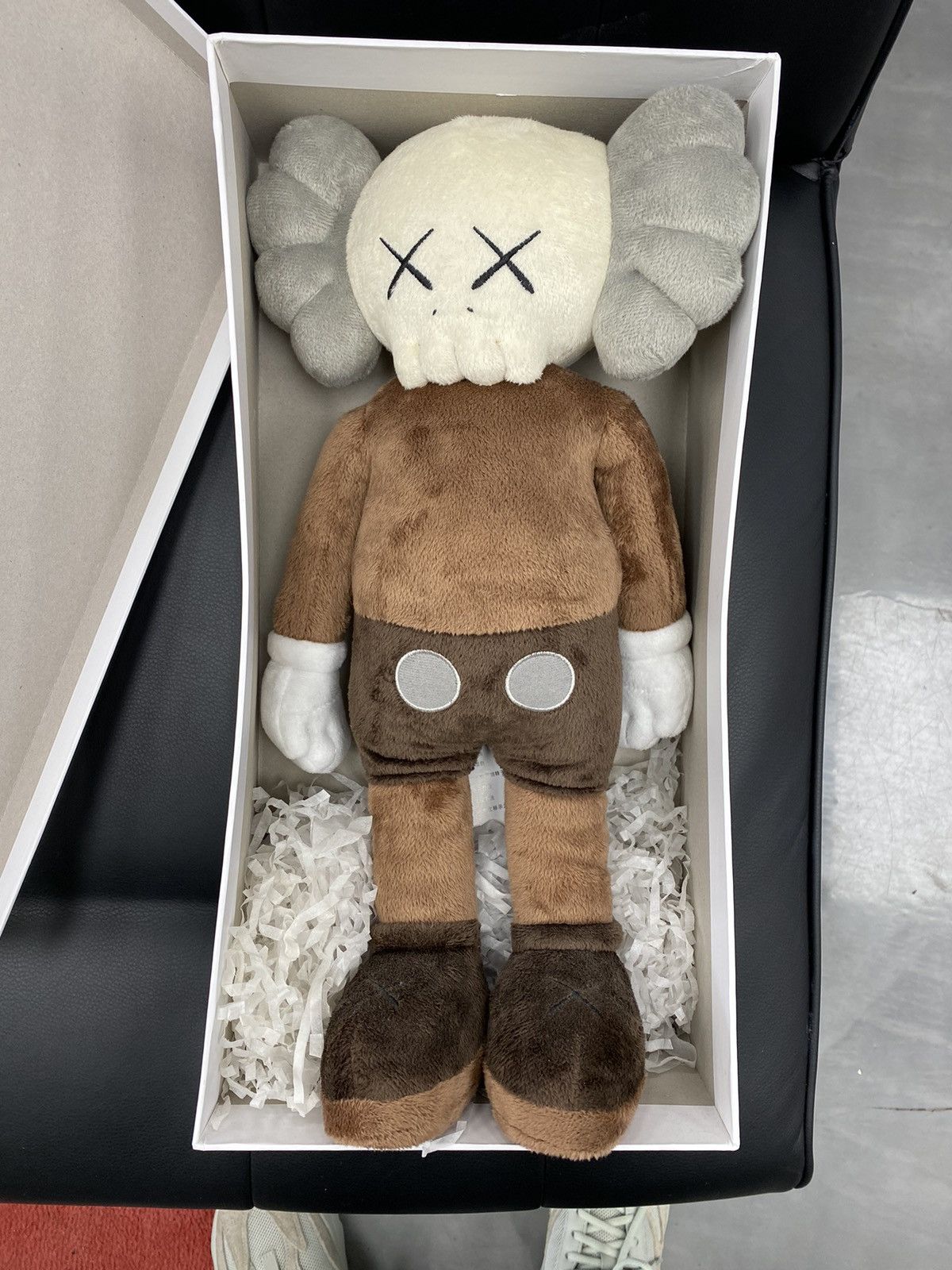 image of Kaws Clean Slate Plush Companion Lane Crawford in Grey, Men's