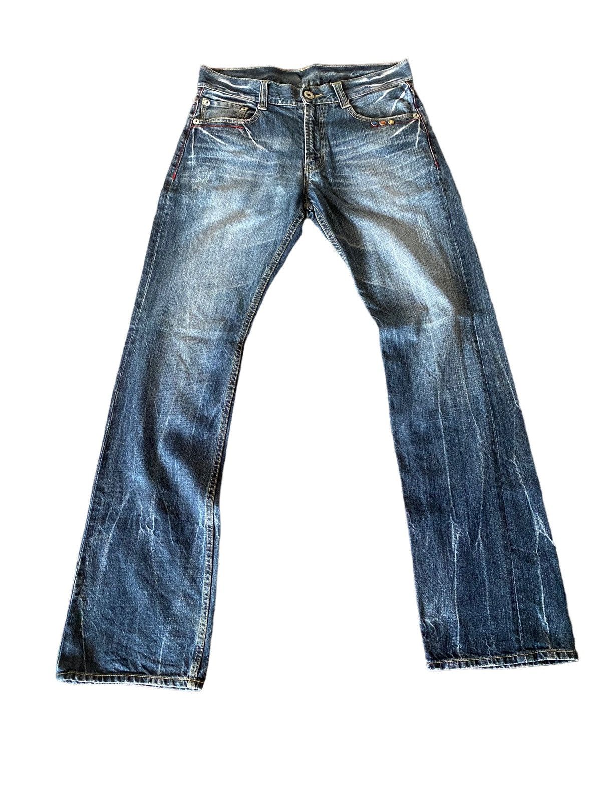 Other 🔥Flared🔥Vintage Japanese Brand Flared RedPepper Wing style Size US 31 - 2 Thumbnail