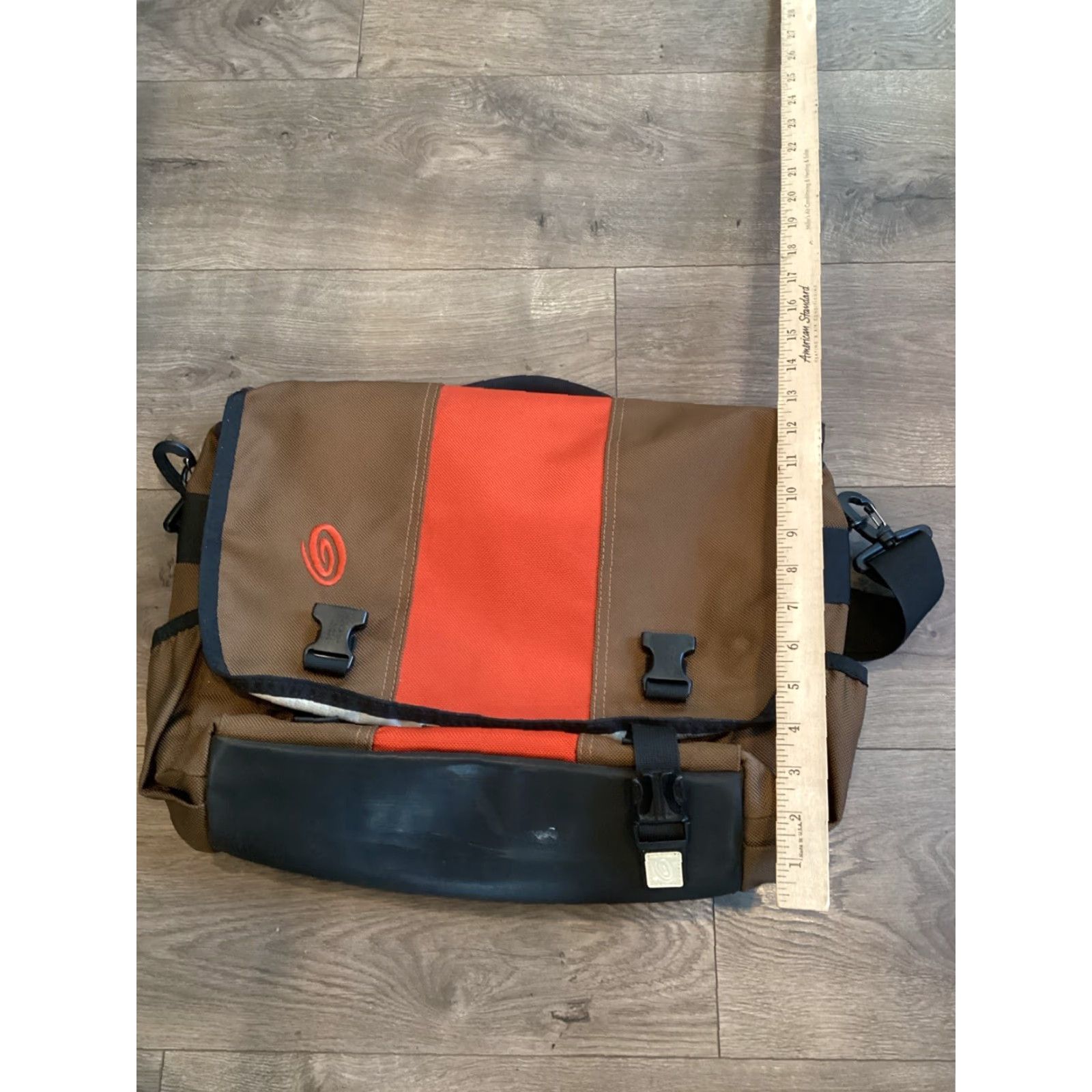 Vintage TIMBUK2 Classic Backpack Messenger Bag Dark Brown/Rust Size ONE SIZE - 5 Thumbnail